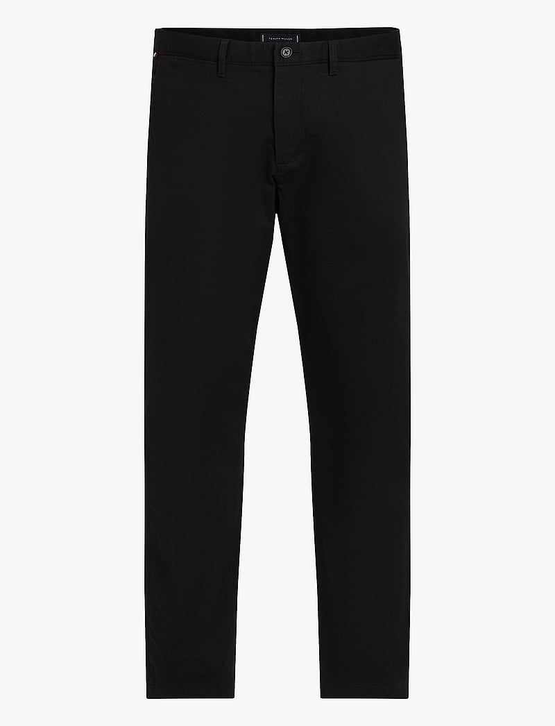 Tommy Hilfiger - DENTON CHINO SATIN - chinos - black - 1