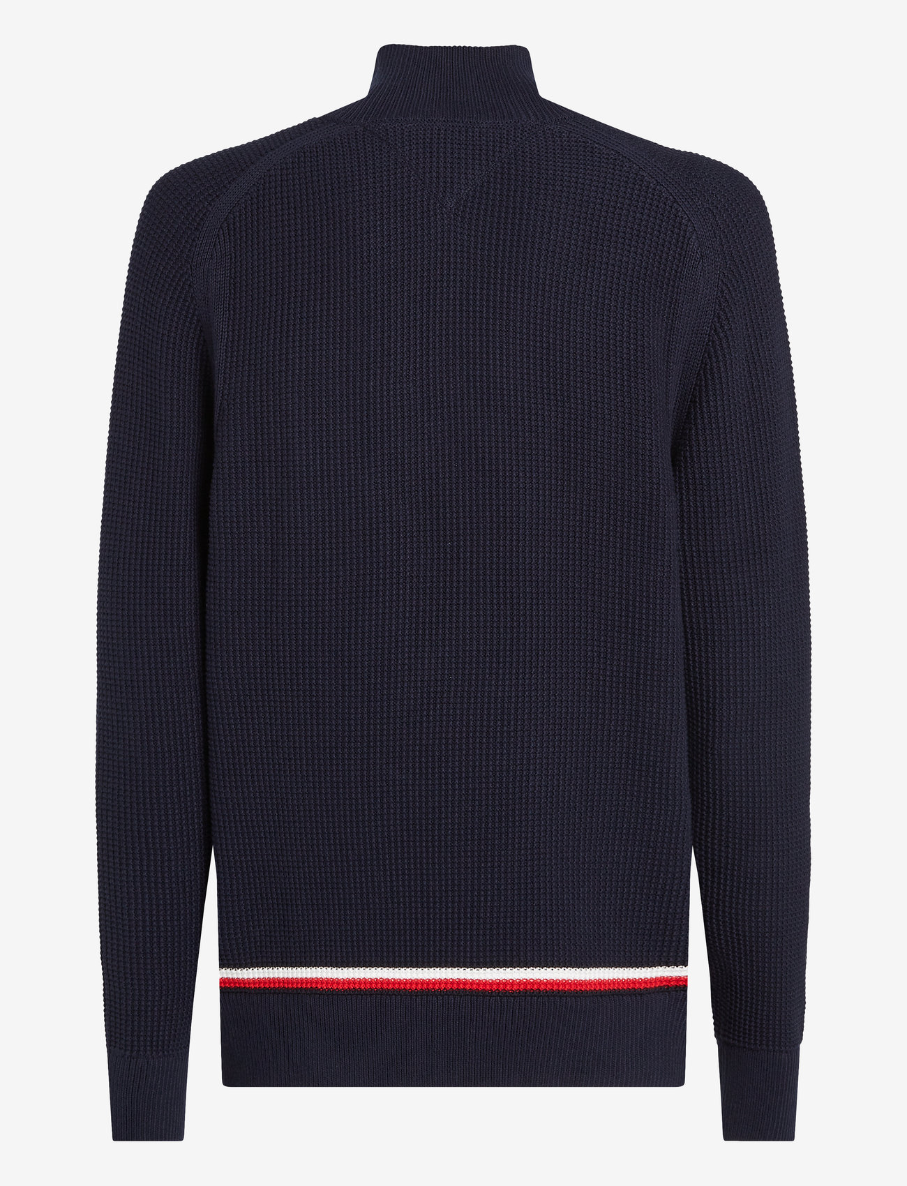 Tommy Hilfiger - STRUCTURE GLOBAL STRIPE ZIP MOCK - desert sky - 4