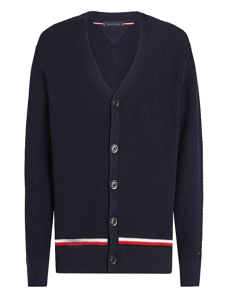Tommy Hilfiger - STRUCTURE GLOBAL STRIPE CARDIGAN - koftor - desert sky - 1