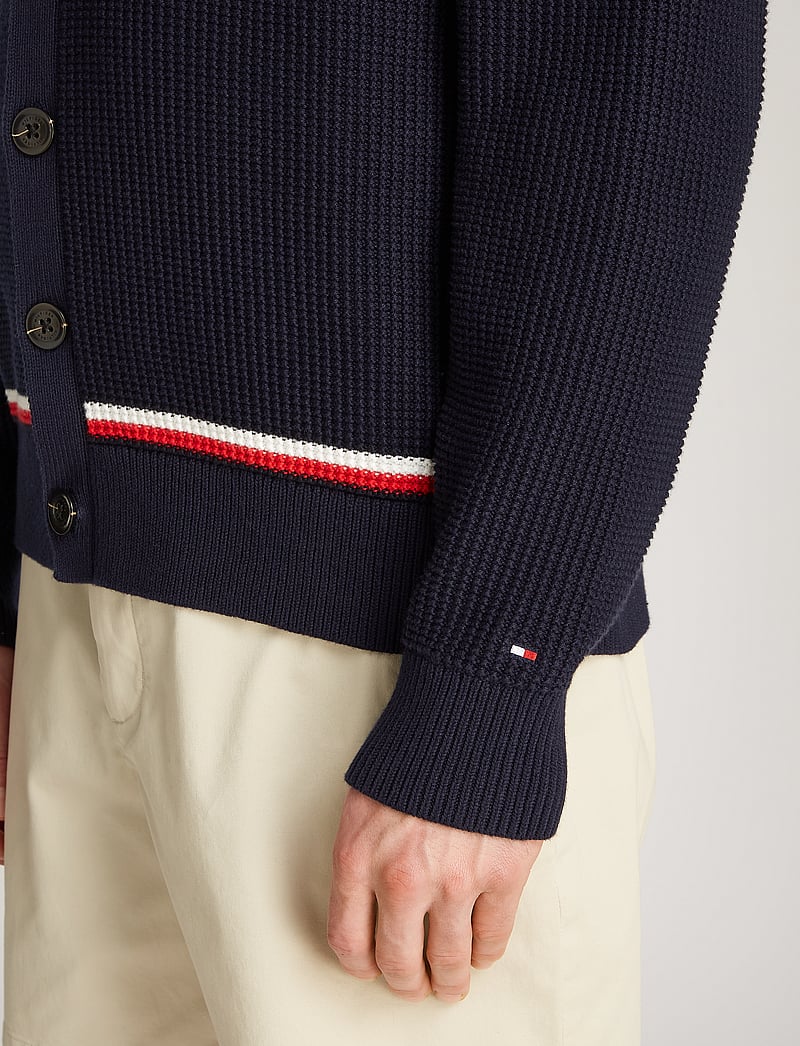 Tommy Hilfiger - STRUCTURE GLOBAL STRIPE CARDIGAN - koftor - desert sky - 3
