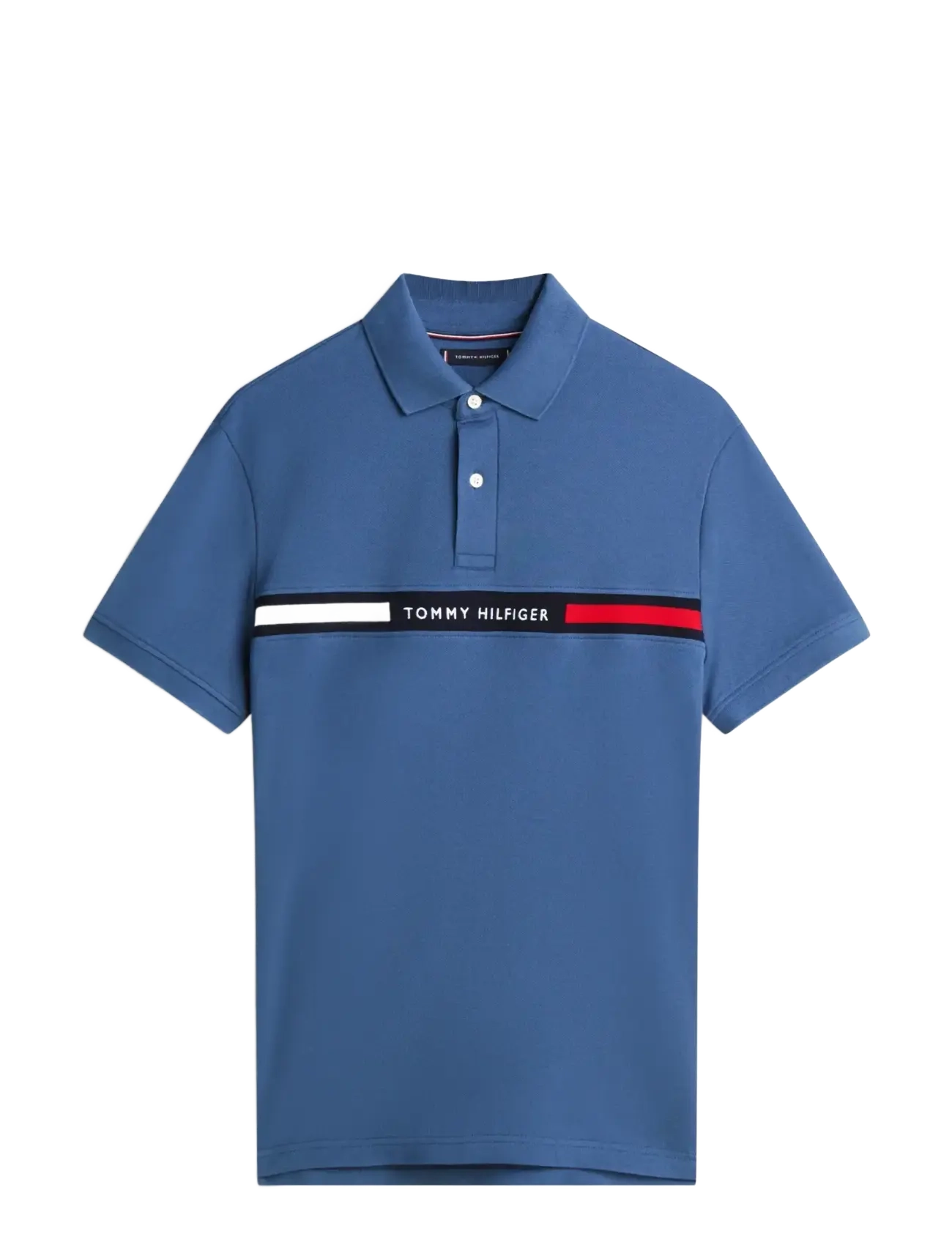 Tommy Hilfiger - HILFIGER CHEST INSERT REG POLO - kortärmade pikéer - aegean sea - 1
