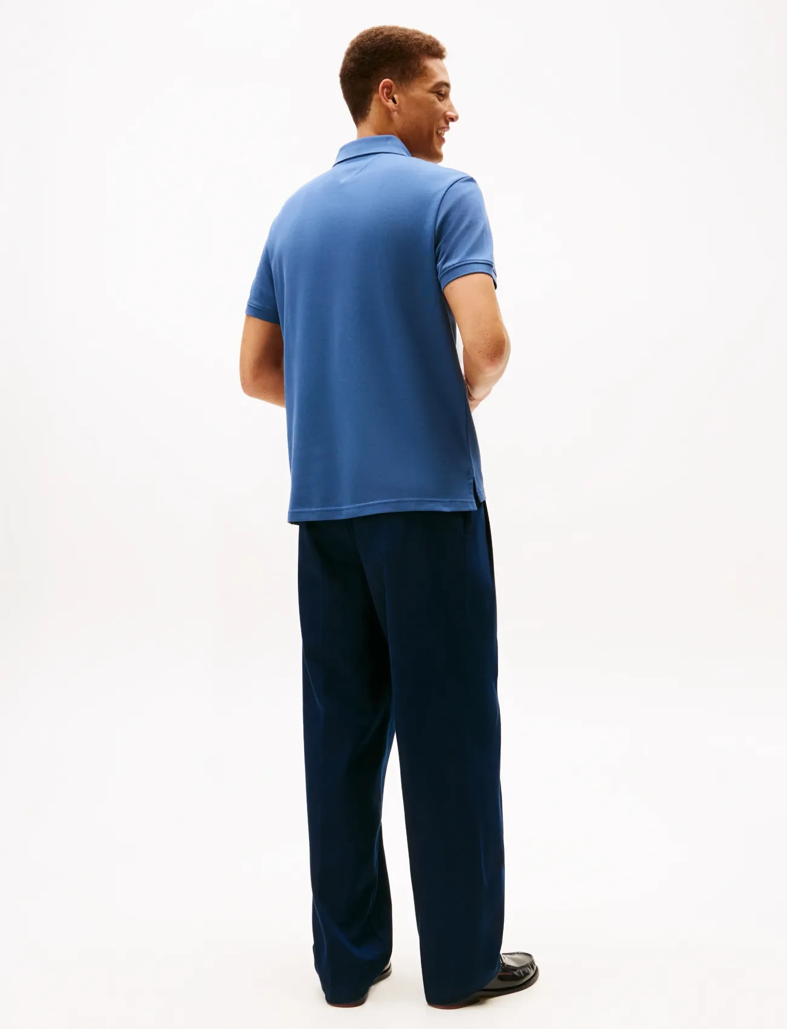 Tommy Hilfiger - HILFIGER CHEST INSERT REG POLO - short-sleeved polos - aegean sea - 3