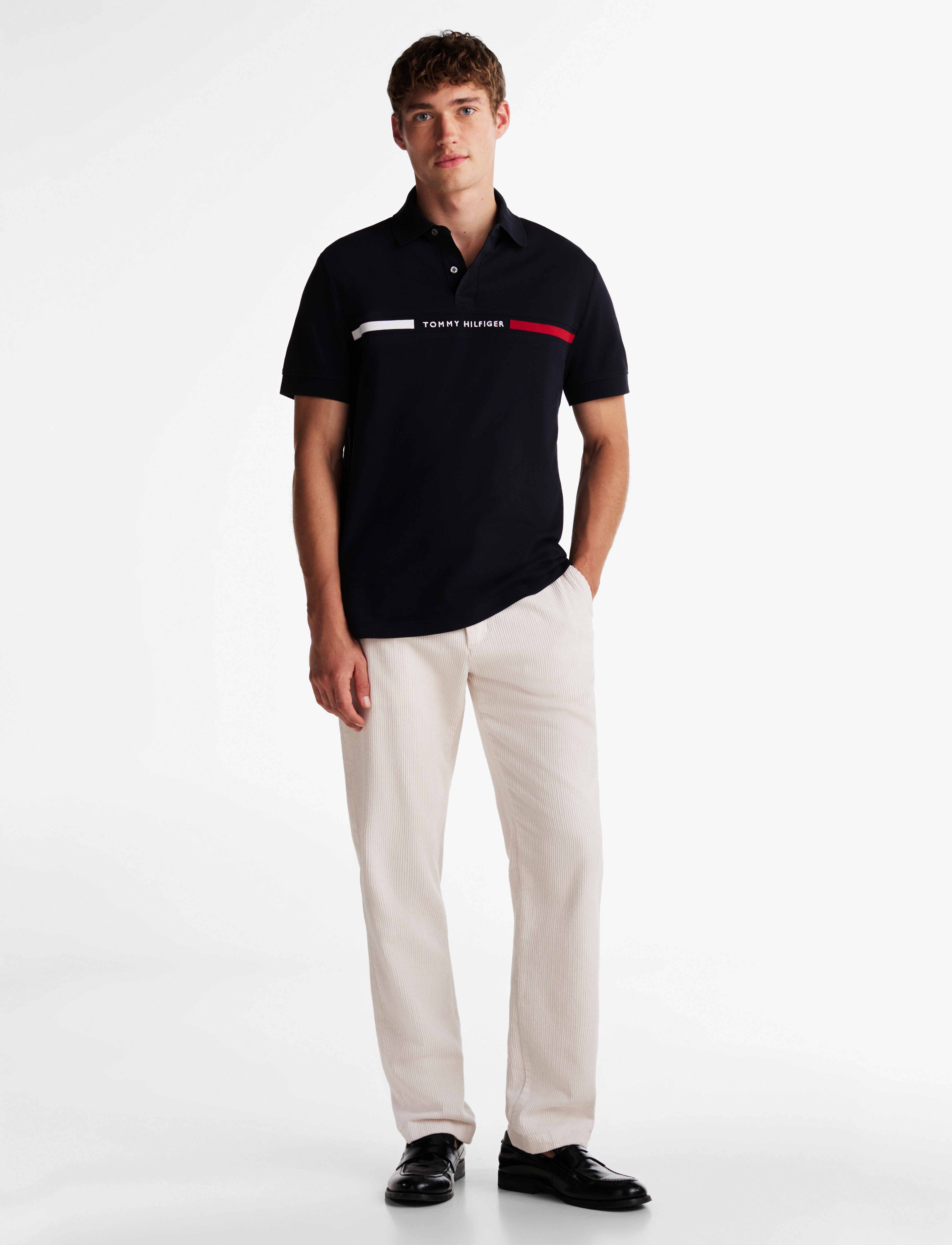 TOMMY HILFIGER Chest Insert Reg Polo pikéer herr – bild 2