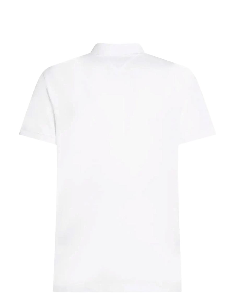 Tommy Hilfiger - HILFIGER CHEST INSERT REG POLO - lyhythihaiset - white - 2