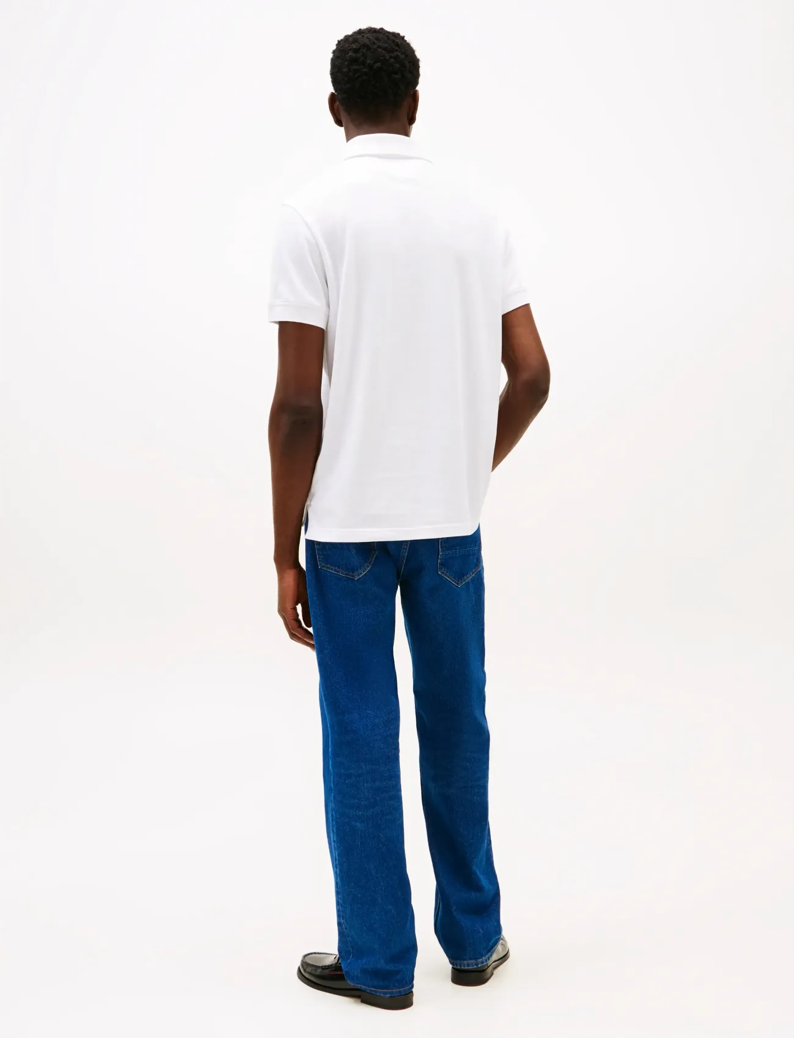 Tommy Hilfiger - HILFIGER CHEST INSERT REG POLO - short-sleeved polos - white - 3
