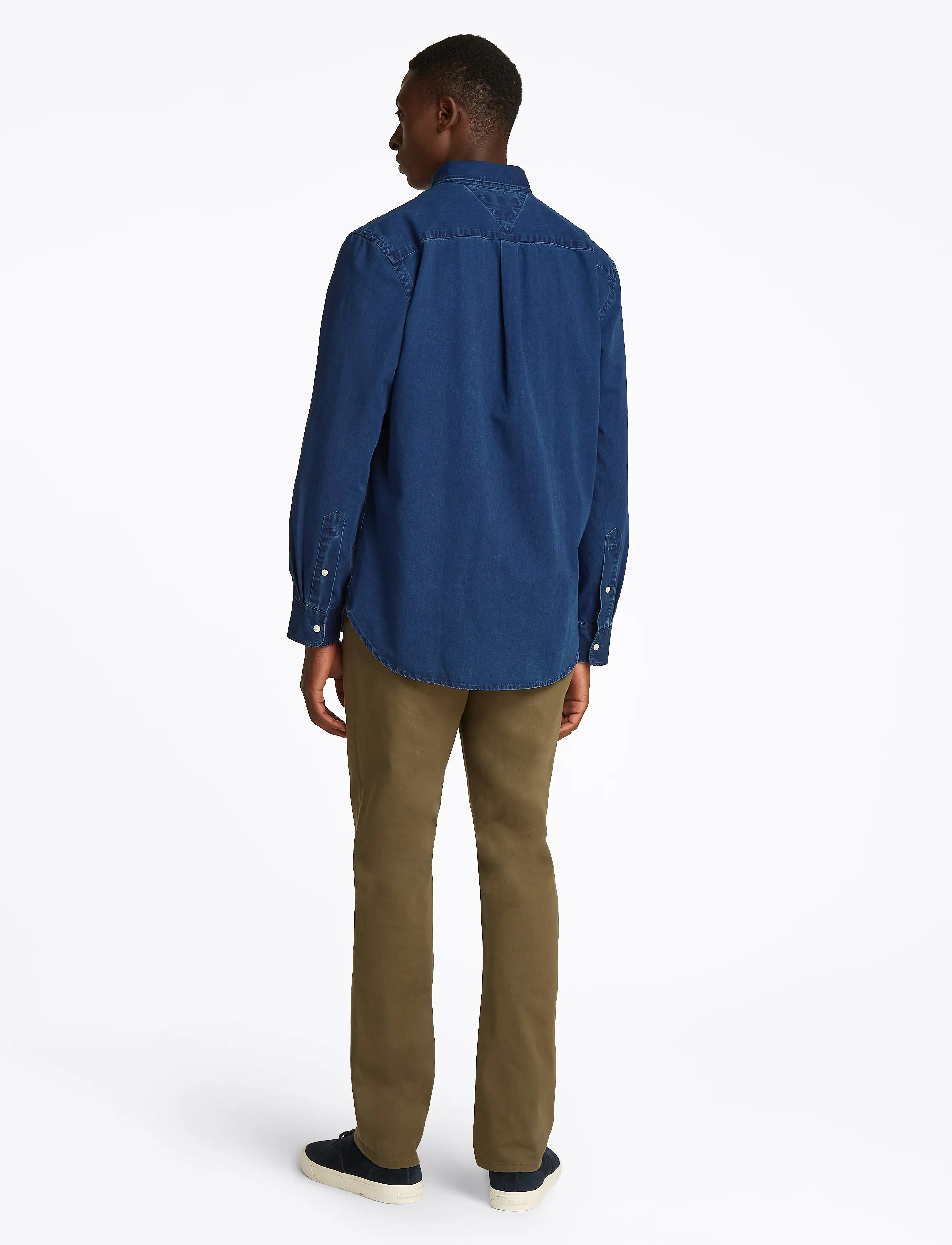 Tommy Hilfiger - CHAMBRAY RF SHIRT - dark blue chambray - 3