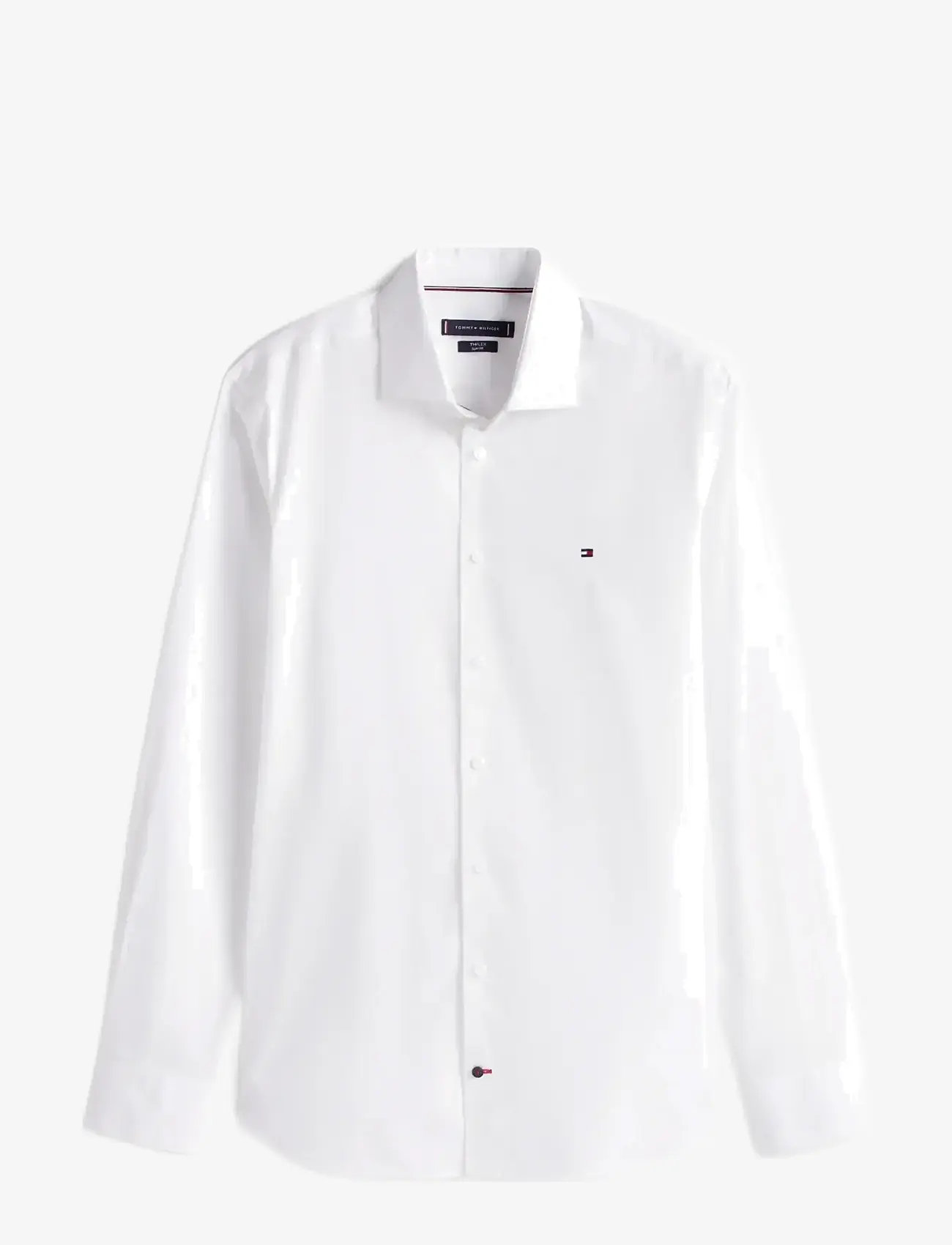 Tommy Hilfiger - CL - FLEX POPLIN SF SHIRT - basic skjortor - optic white - 1