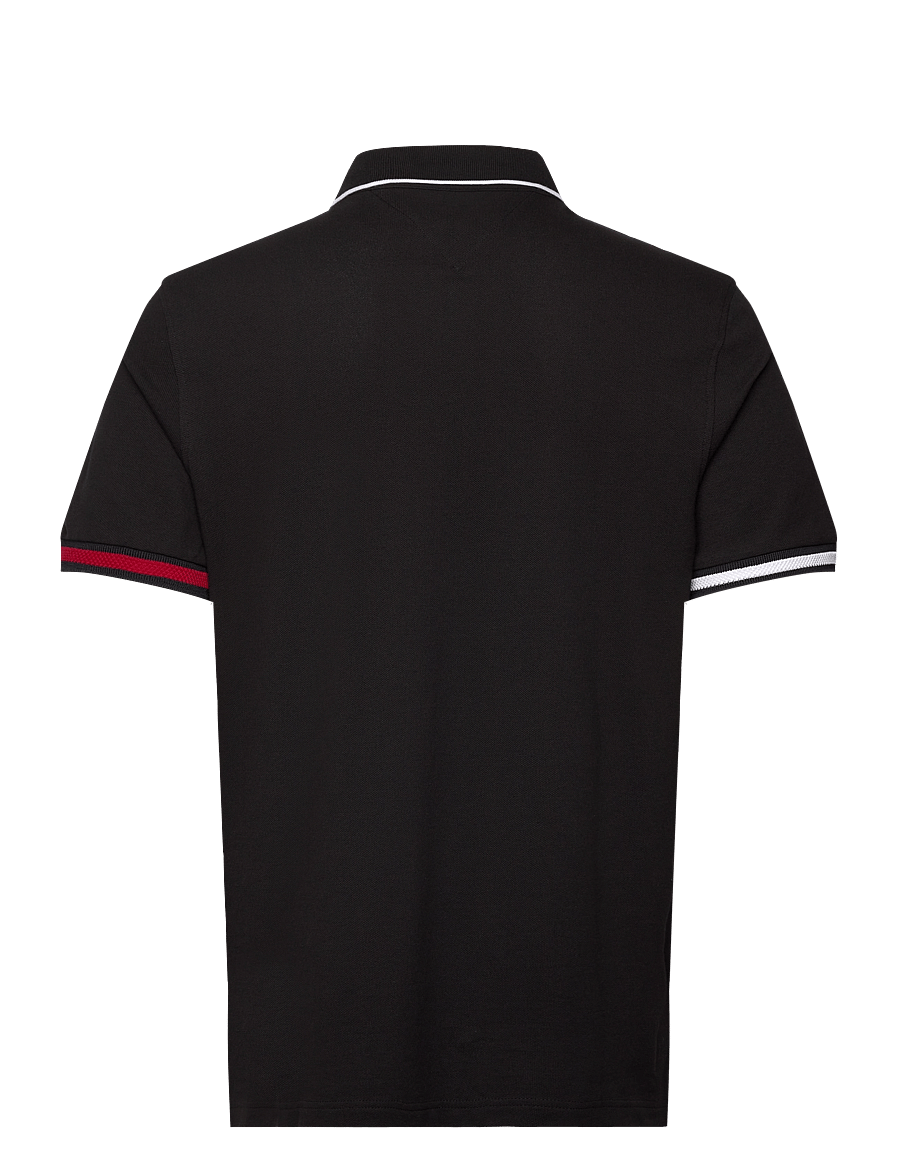 Tommy Hilfiger - FLAG CUFF SLIM FIT POLO - black - 2