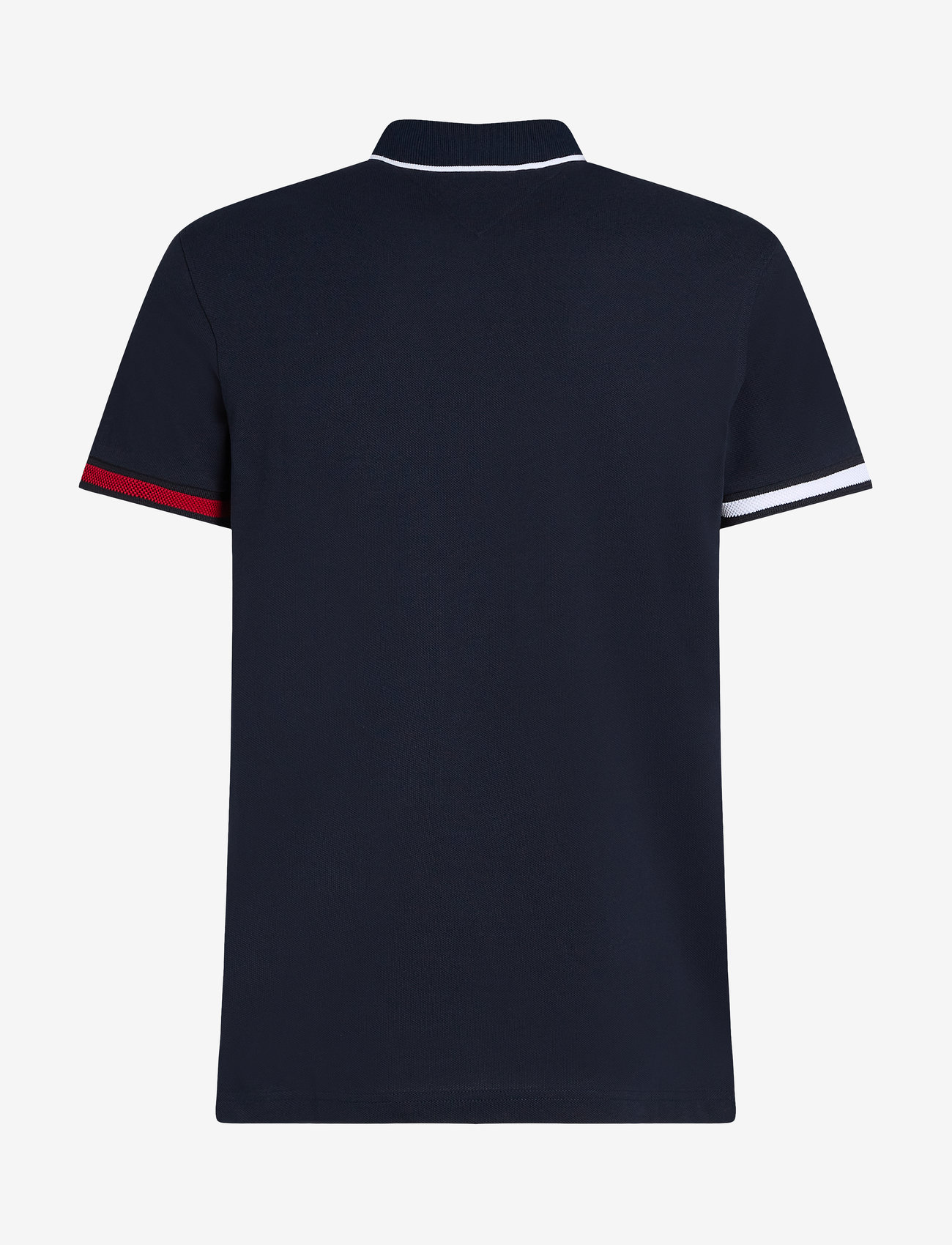 Tommy Hilfiger - FLAG CUFF SLIM FIT POLO - lühikeste varrukatega polod - desert sky - 5