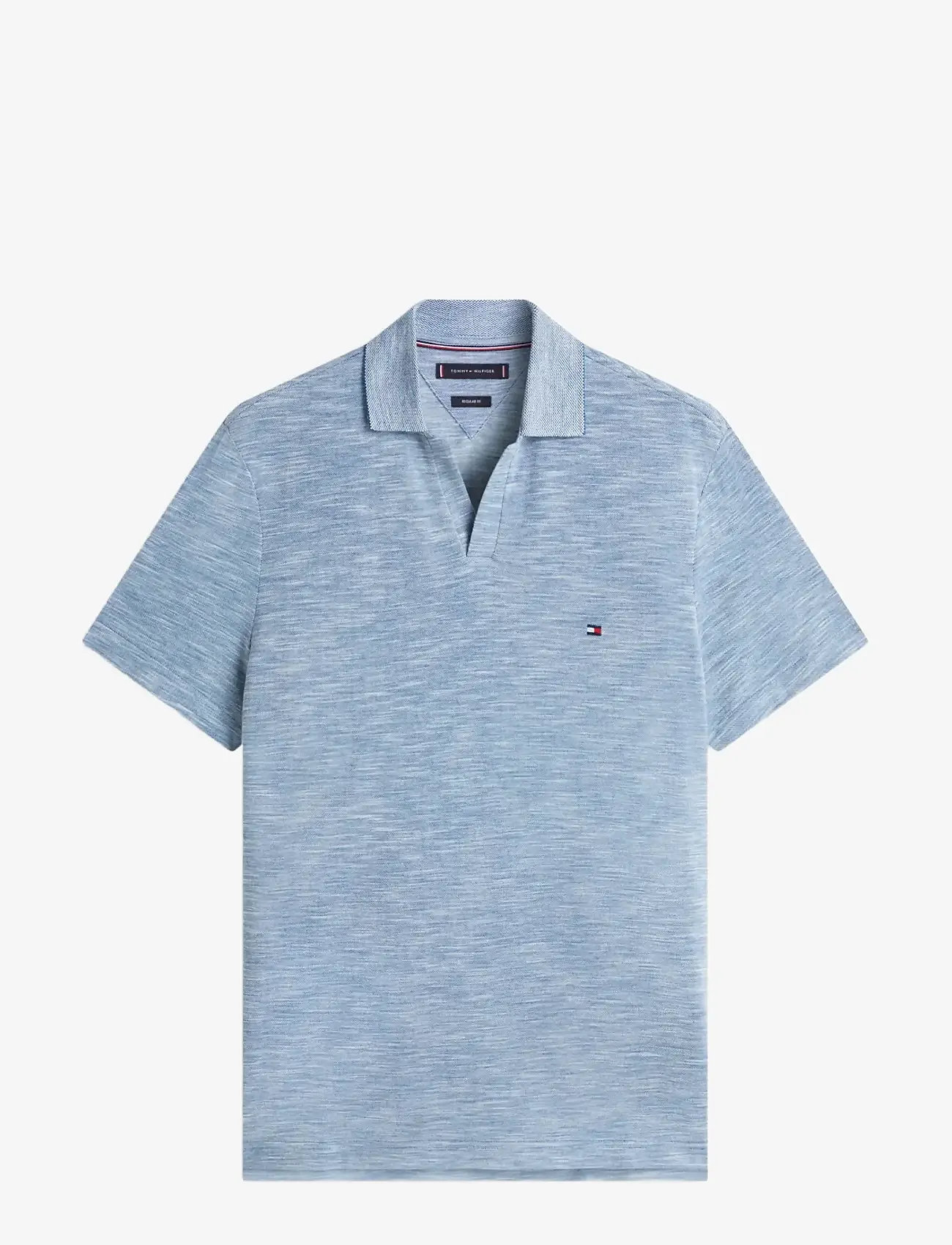Tommy Hilfiger - SLUB OXFORD PIQUE REG POLO - lühikeste varrukatega polod - blue jean   white - 1