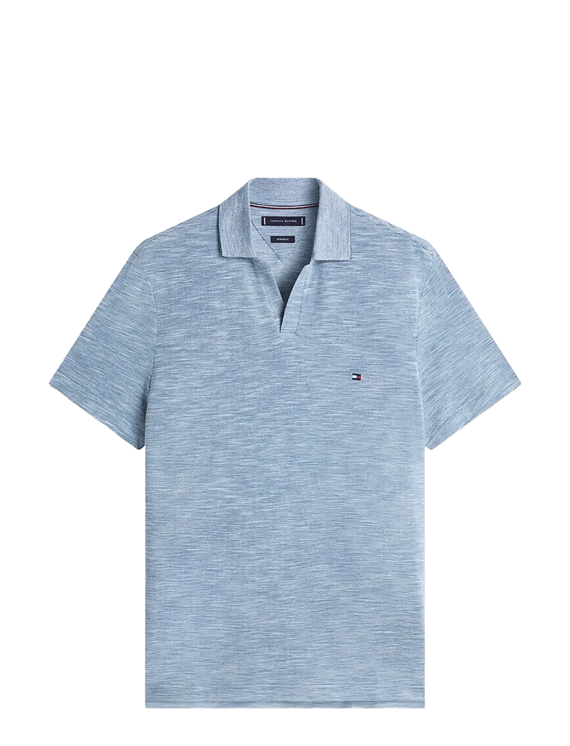 Tommy Hilfiger - SLUB OXFORD PIQUE REG POLO - lühikeste varrukatega polod - blue jean white - 1