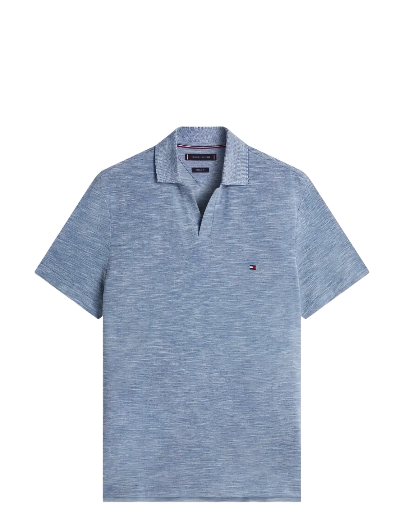 Tommy Hilfiger SLUB OXFORD PIQUE REG POLO - Poloer - BLUE JEAN   WHITE / blue