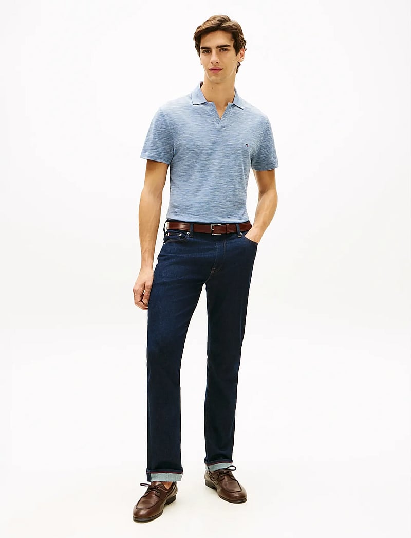 Tommy Hilfiger - SLUB OXFORD PIQUE REG POLO - lühikeste varrukatega polod - blue jean white - 3
