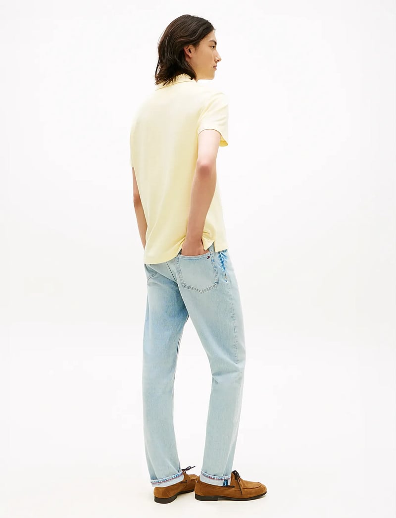 Tommy Hilfiger - SLUB OXFORD PIQUE REG POLO - lühikeste varrukatega polod - citronella white - 2