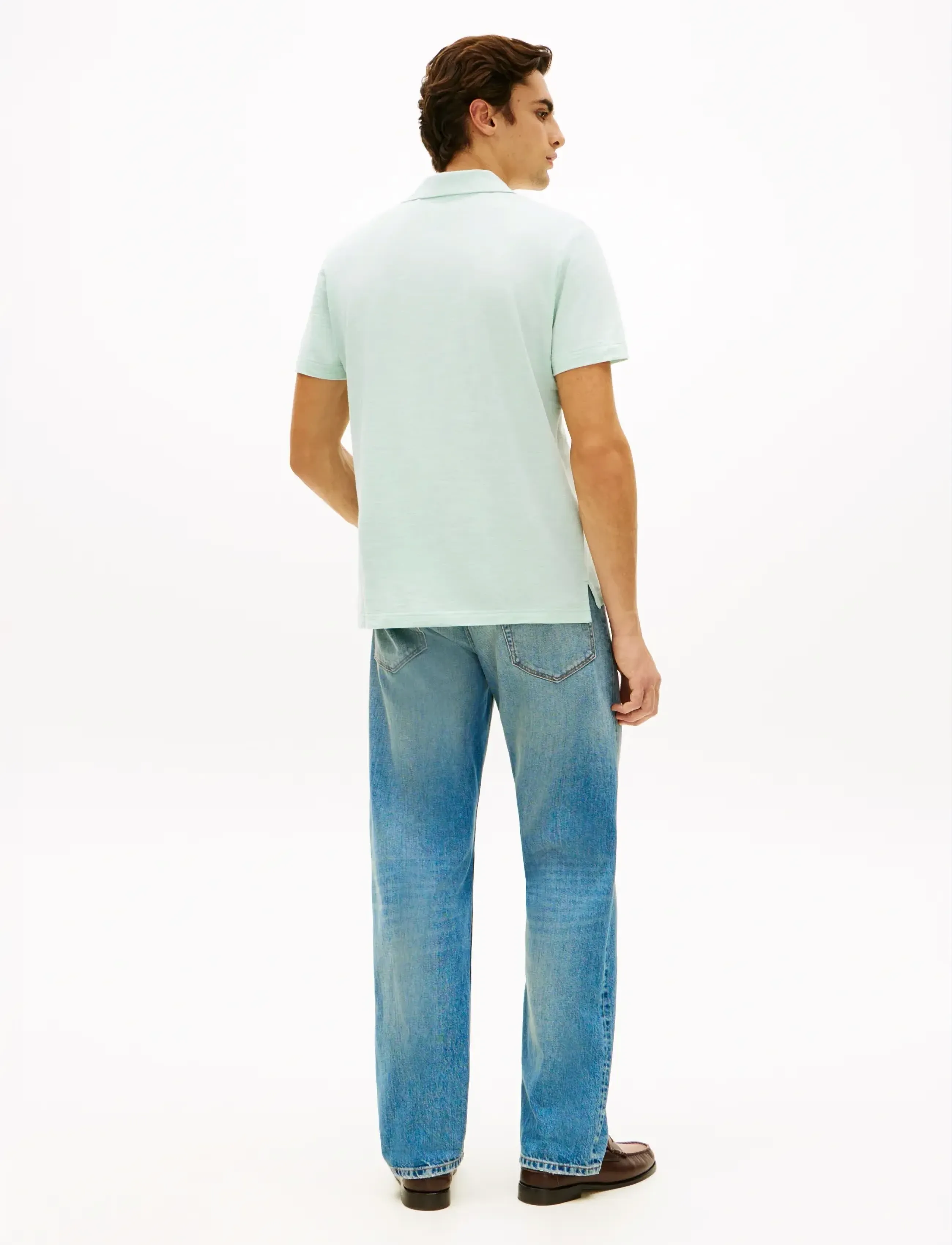 Tommy Hilfiger - SLUB OXFORD PIQUE REG POLO - kortærmede poloer - crushed mint   white - 2