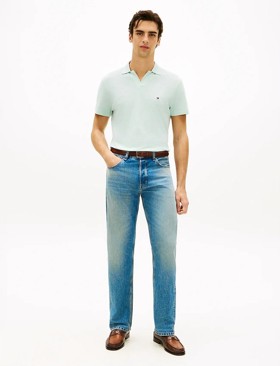 Tommy Hilfiger - SLUB OXFORD PIQUE REG POLO - kortærmede poloer - crushed mint white - 3