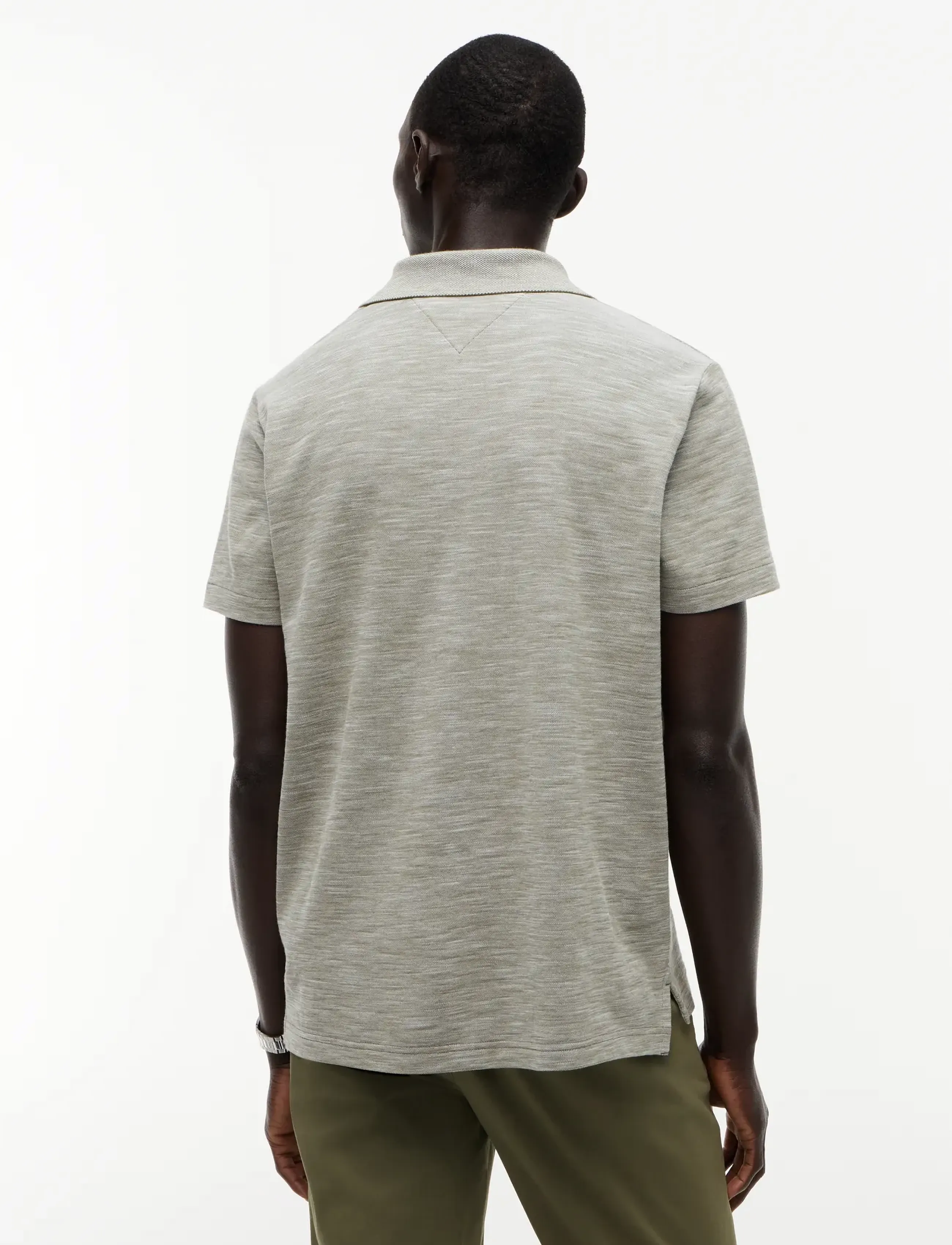 TOMMY HILFIGER Slub Oxford Pique Reg Polo pikéer herr – bild 2