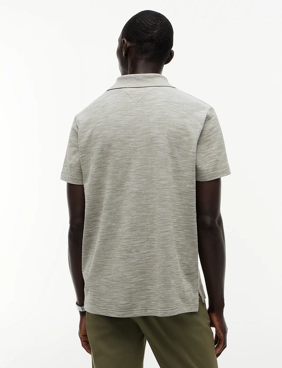 Tommy Hilfiger - SLUB OXFORD PIQUE REG POLO - kortärmade pikéer - dark artichoke white - 2