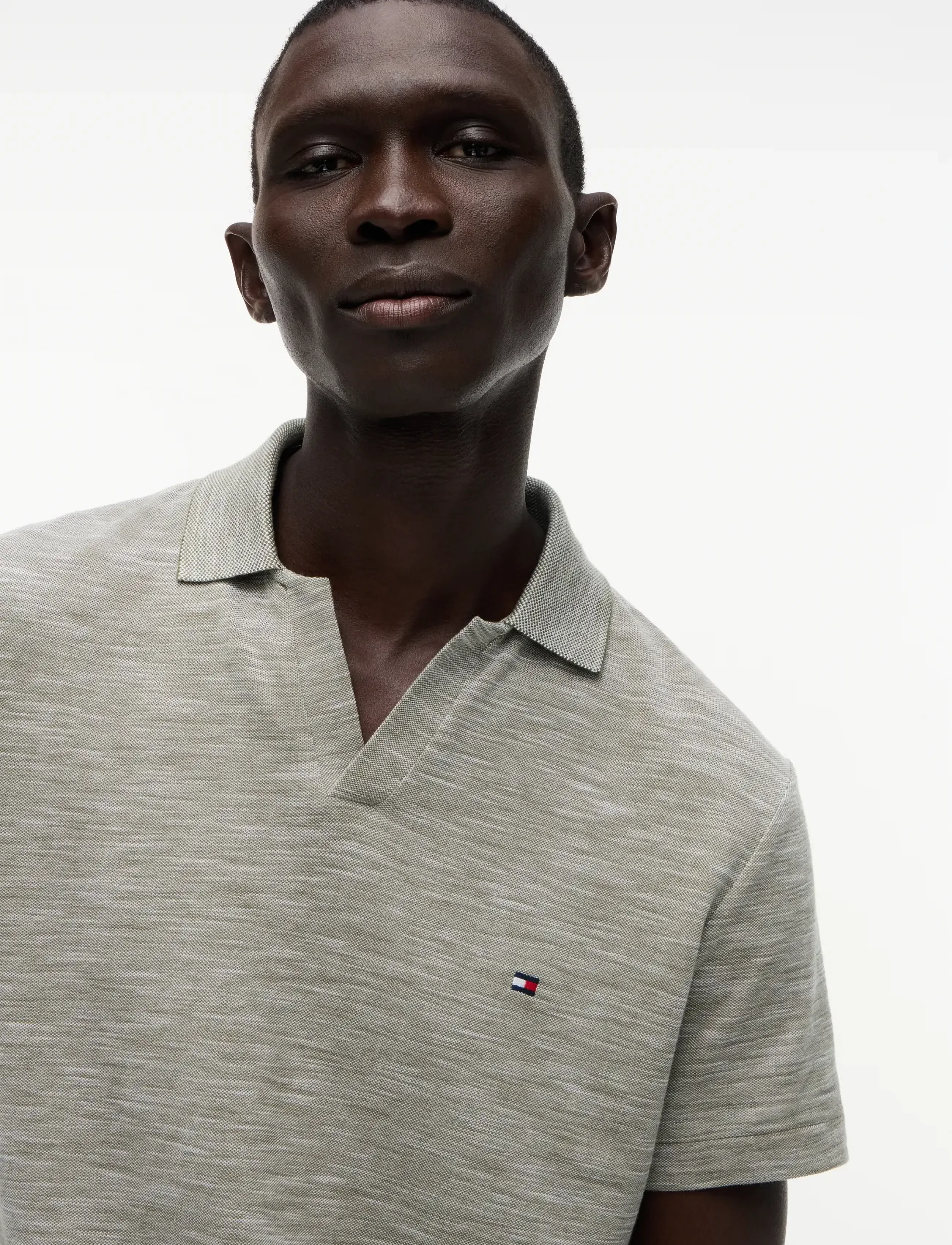 Tommy Hilfiger - SLUB OXFORD PIQUE REG POLO - kortärmade pikéer - dark artichoke   white - 3