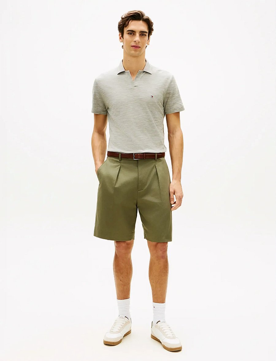 Tommy Hilfiger - SLUB OXFORD PIQUE REG POLO - kortærmede poloer - dark artichoke white - 3