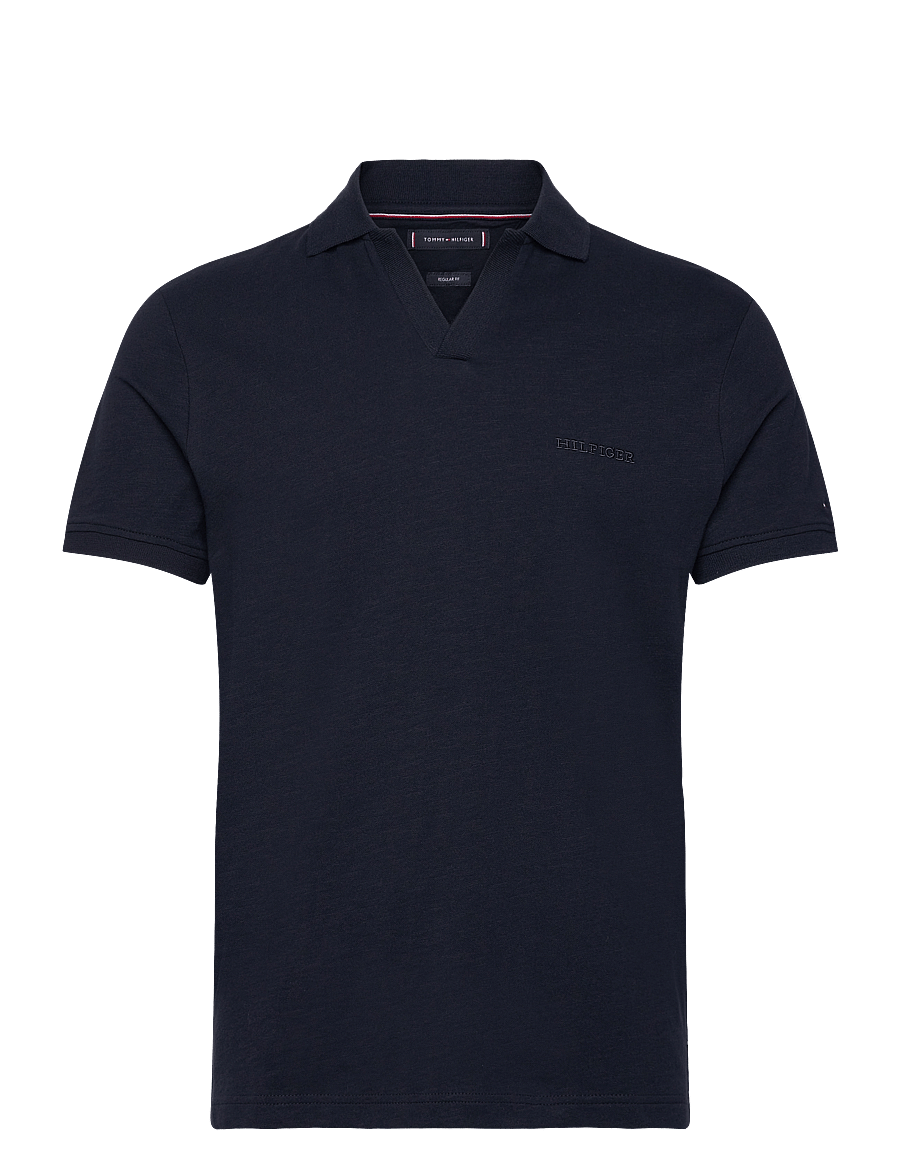 Tommy Hilfiger - COTTON LINEN TERRY REG POLO - desert sky - 1