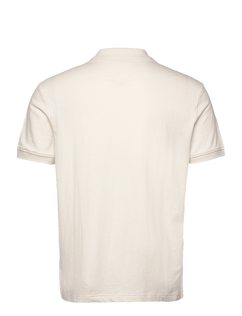 Tommy Hilfiger - COTTON LINEN TERRY REG POLO - kortærmede poloer - ivory petal - 2