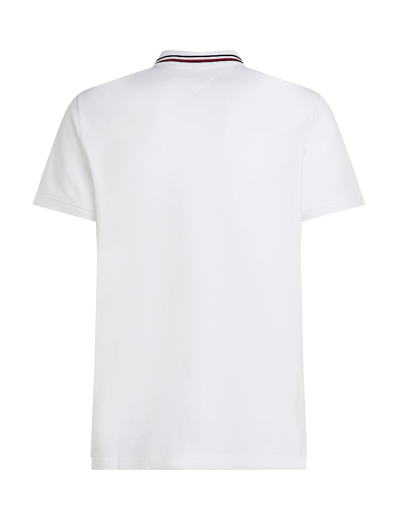 Tommy Hilfiger - RWB COLLAR REG POLO - kortärmade pikéer - white - 5