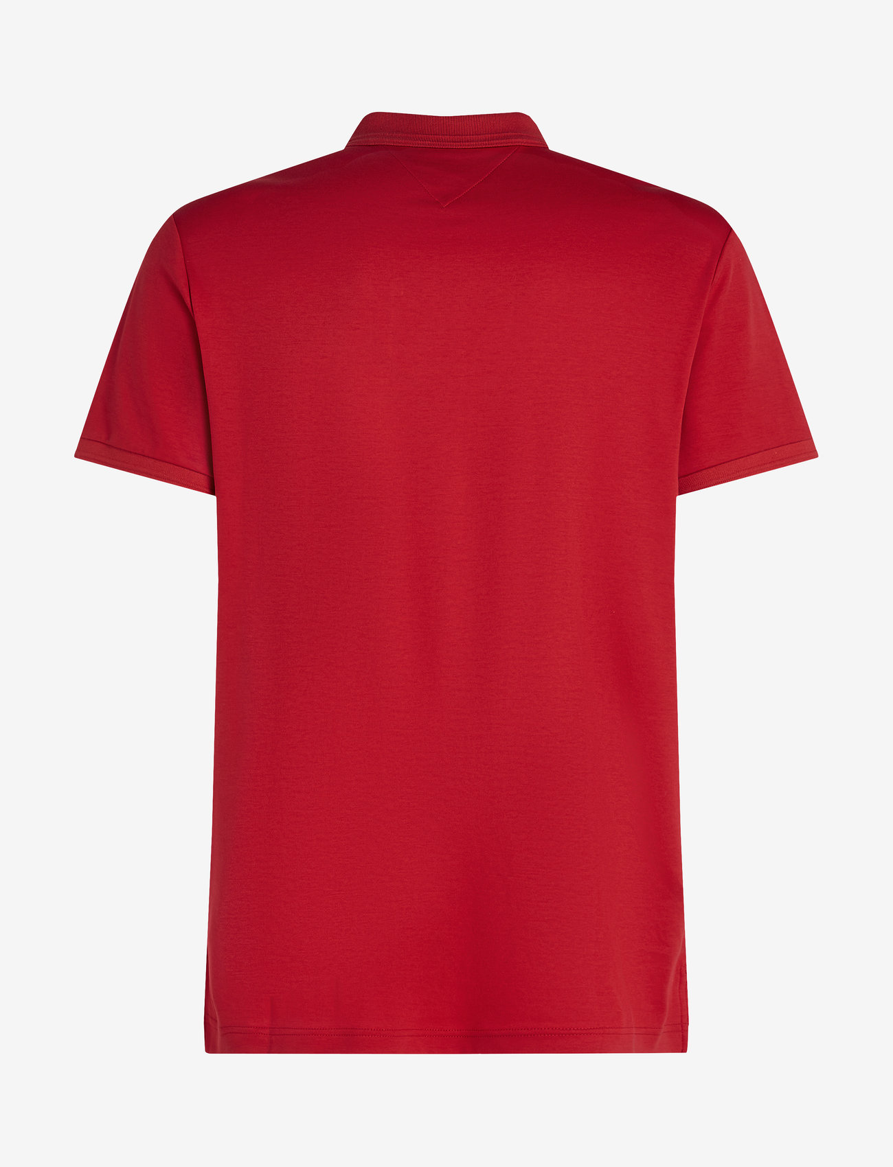 Tommy Hilfiger - ZIP LIQUID COTTON REG POLO - kortærmede poloer - medium red - 5