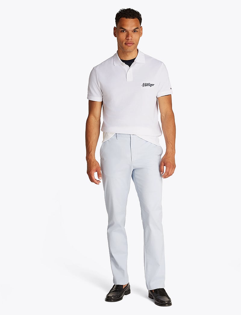Tommy Hilfiger - SCRIPT GRAPHIC REG POLO - kortærmede poloer - white - 4