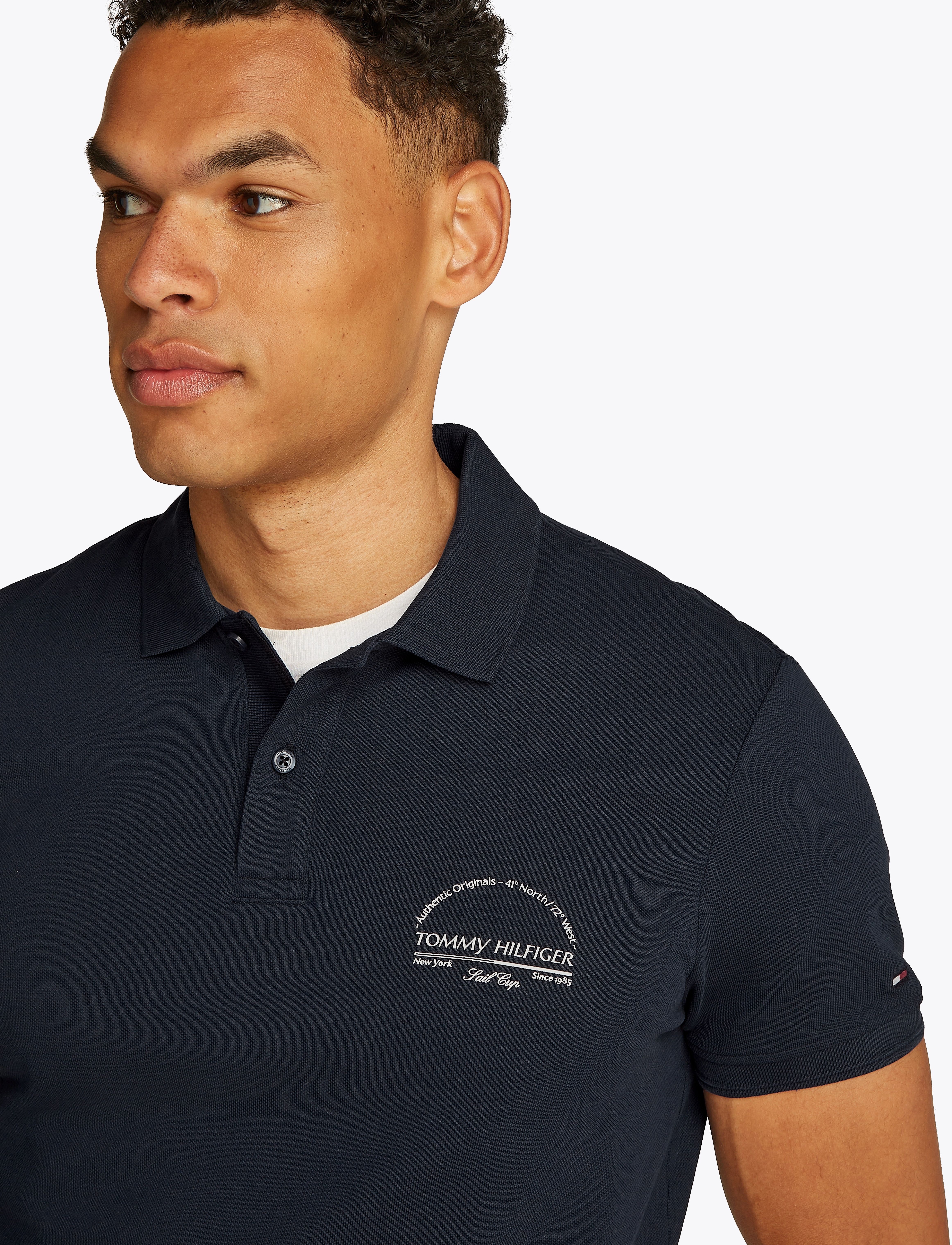 Tommy Hilfiger - ICON REG POLO - desert sky - 4