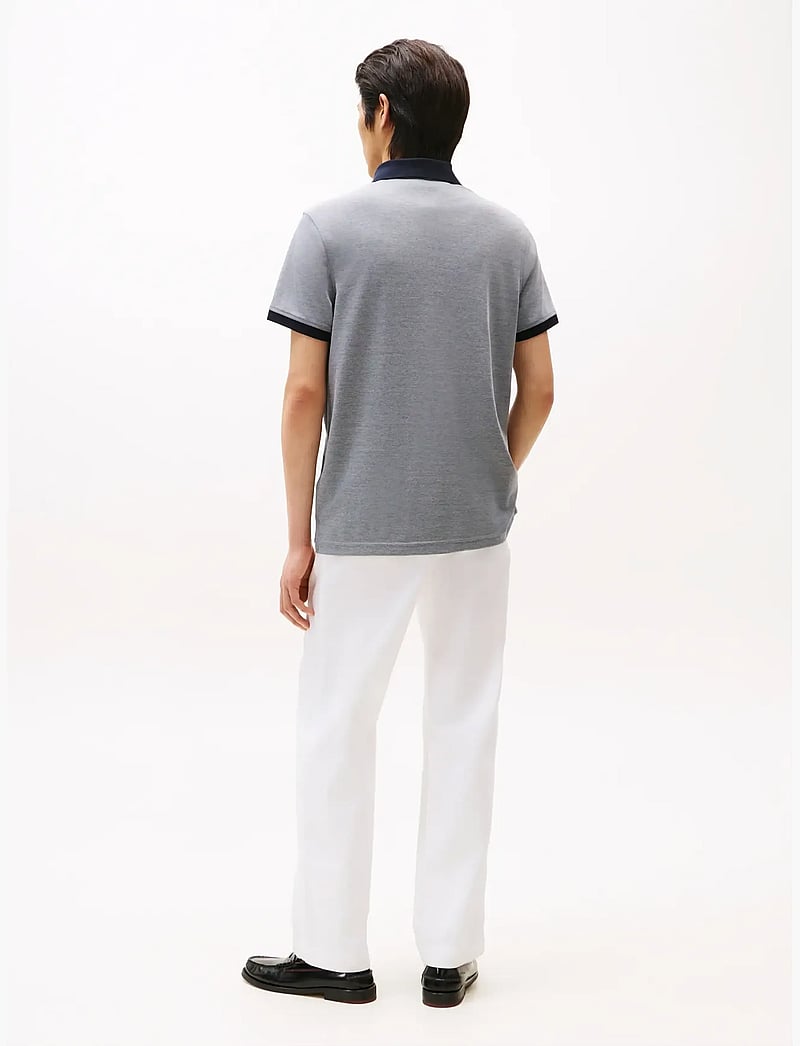 Tommy Hilfiger - PERFORMANCE OXFORD ZIP REG POLO - kurzärmelig - desert sky white - 3