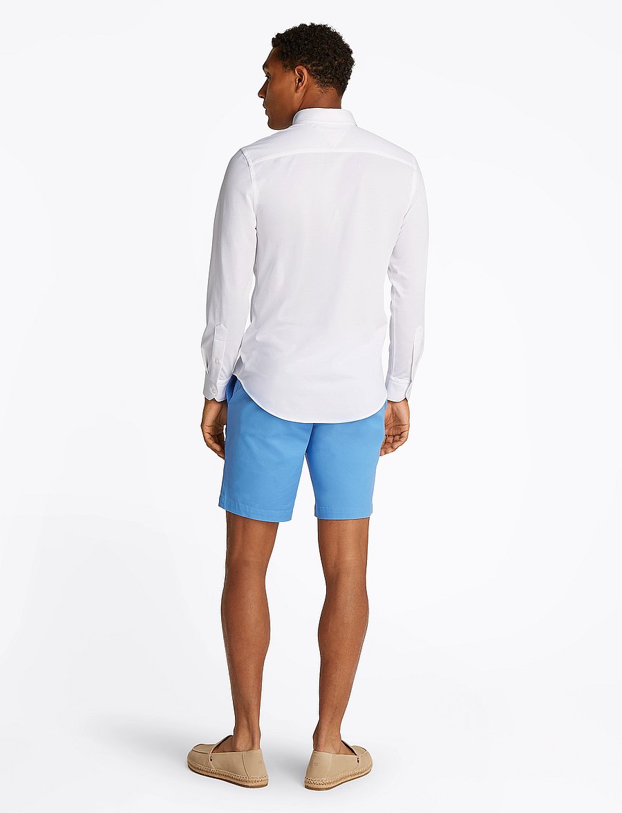 Tommy Hilfiger - PERFORMANCE TWO TONE SF SHIRT - vabaajasärgid - th optic white - 3