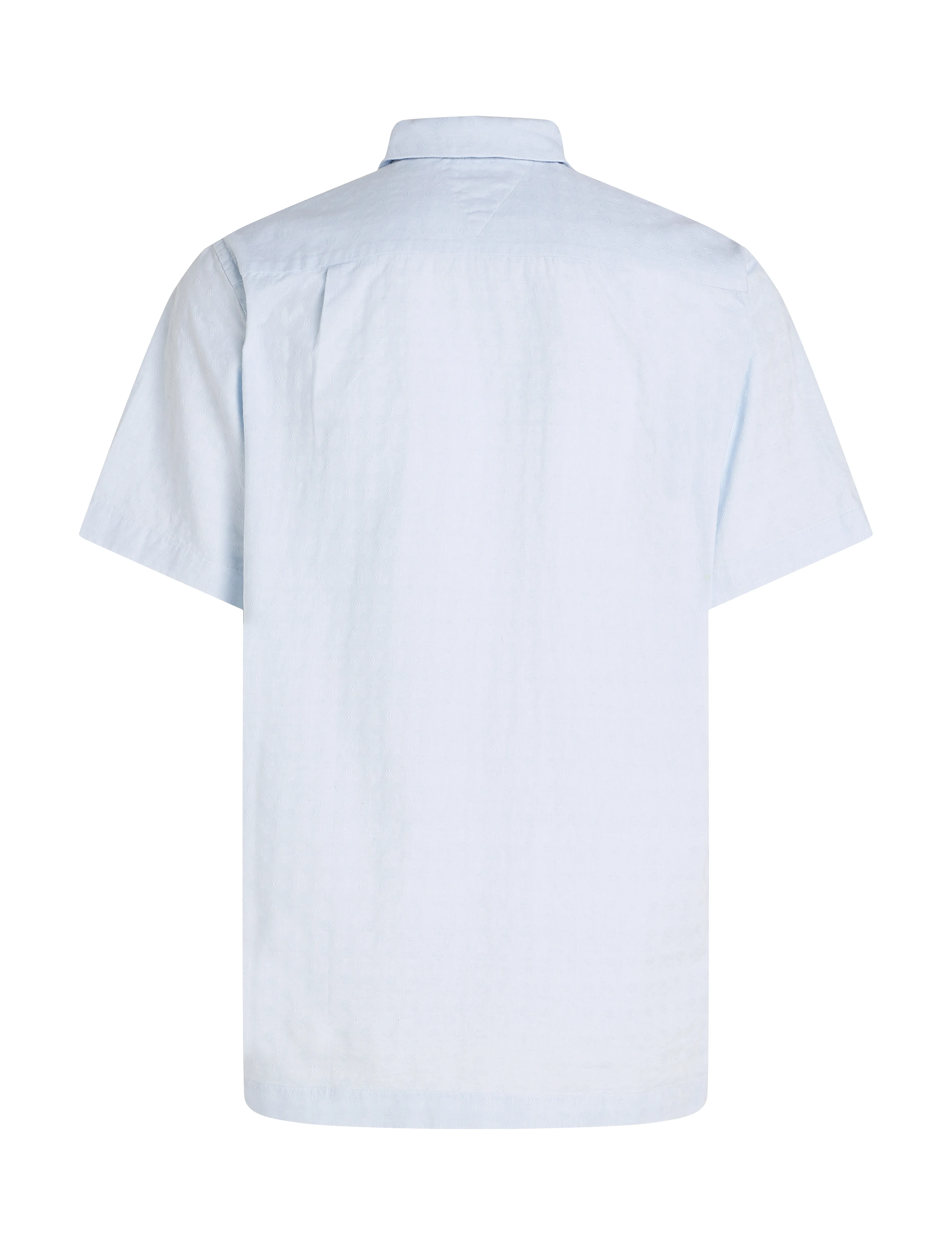Tommy Hilfiger - COTTON LINEN DOBBY SS RF SHIRT - breezy blue - 4