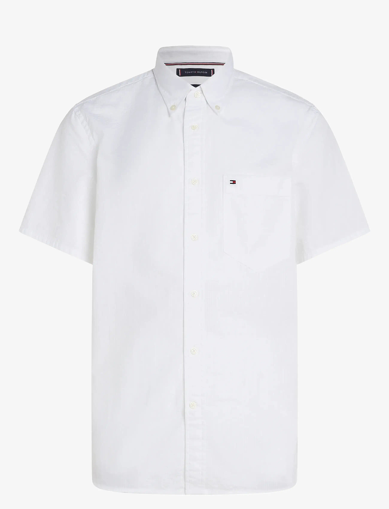 Tommy Hilfiger - SEERSUCKER SOLID SS RF  SHIRT - th optic white - 1