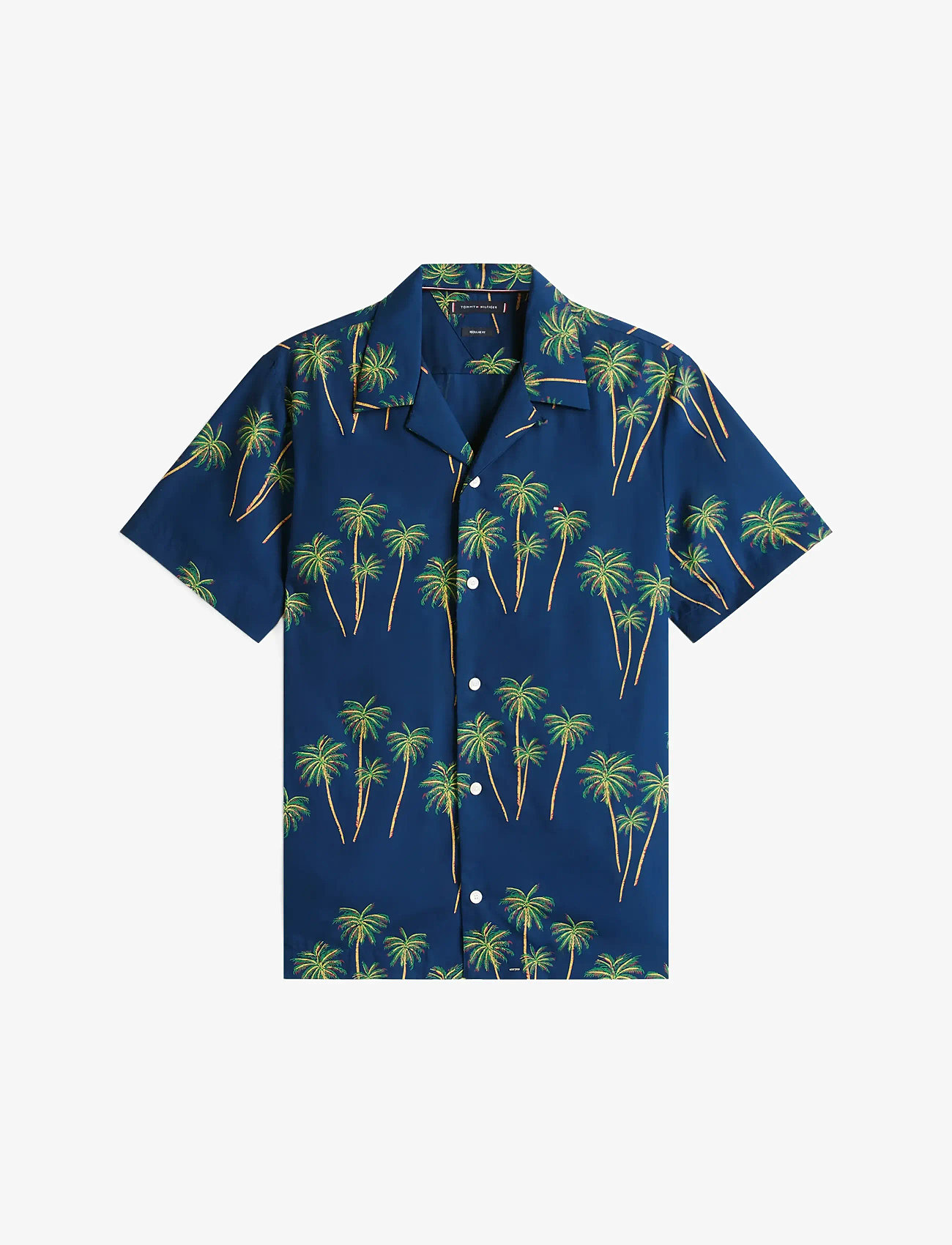 Tommy Hilfiger - LIGHTWEIGHT PALM SS RF SHIRT - night sky - 1