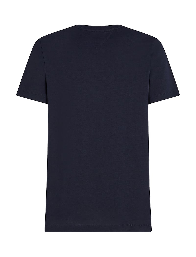 Tommy Hilfiger - HILFIGER COLOUR CREST TEE - kortærmede t-shirts - desert sky - 2