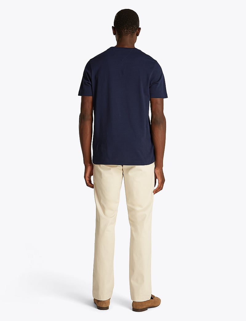 Tommy Hilfiger - HILFIGER COLOUR CREST TEE - kortærmede t-shirts - desert sky - 3