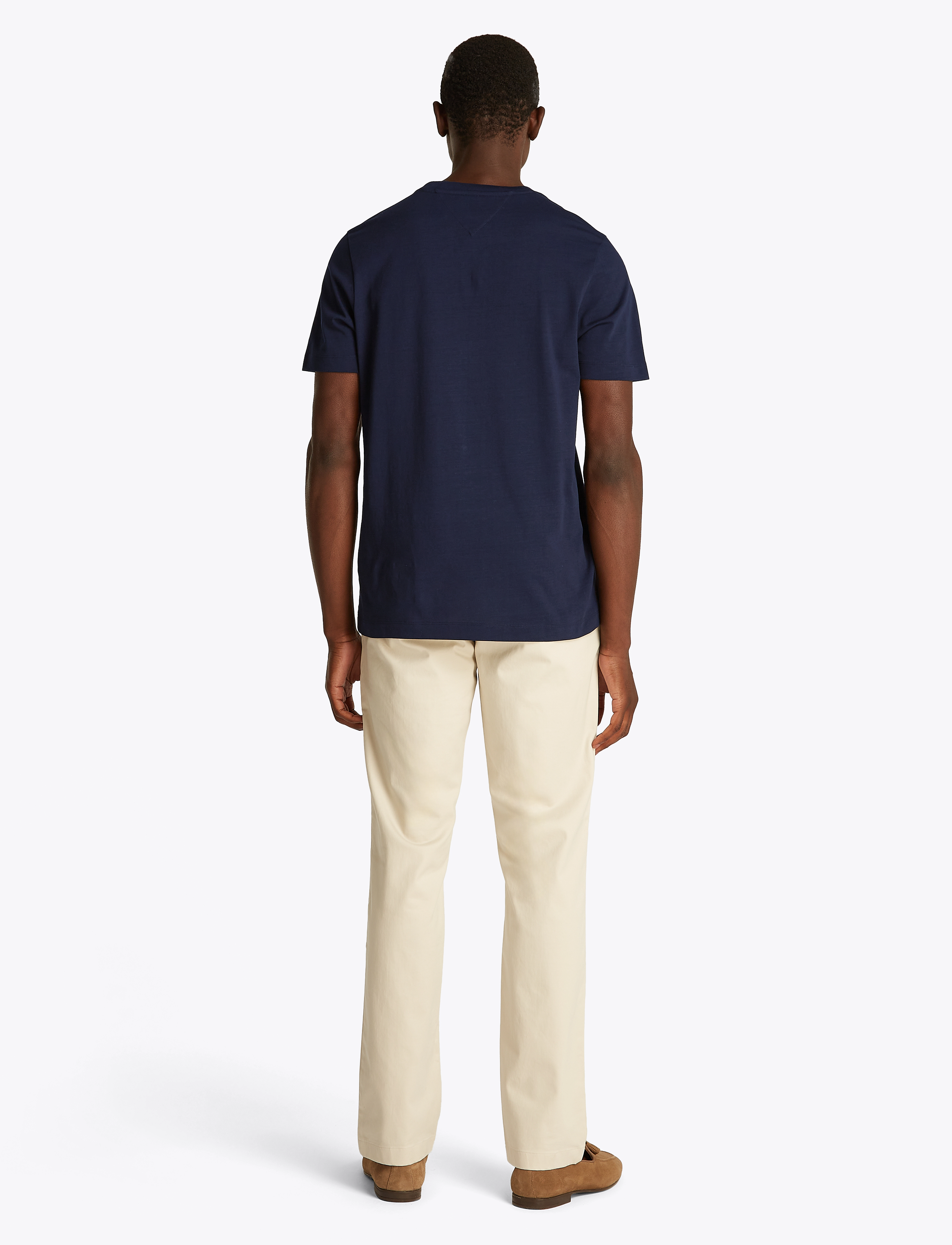 Tommy Hilfiger - HILFIGER COLOUR CREST TEE - basic t-shirts - desert sky - 3