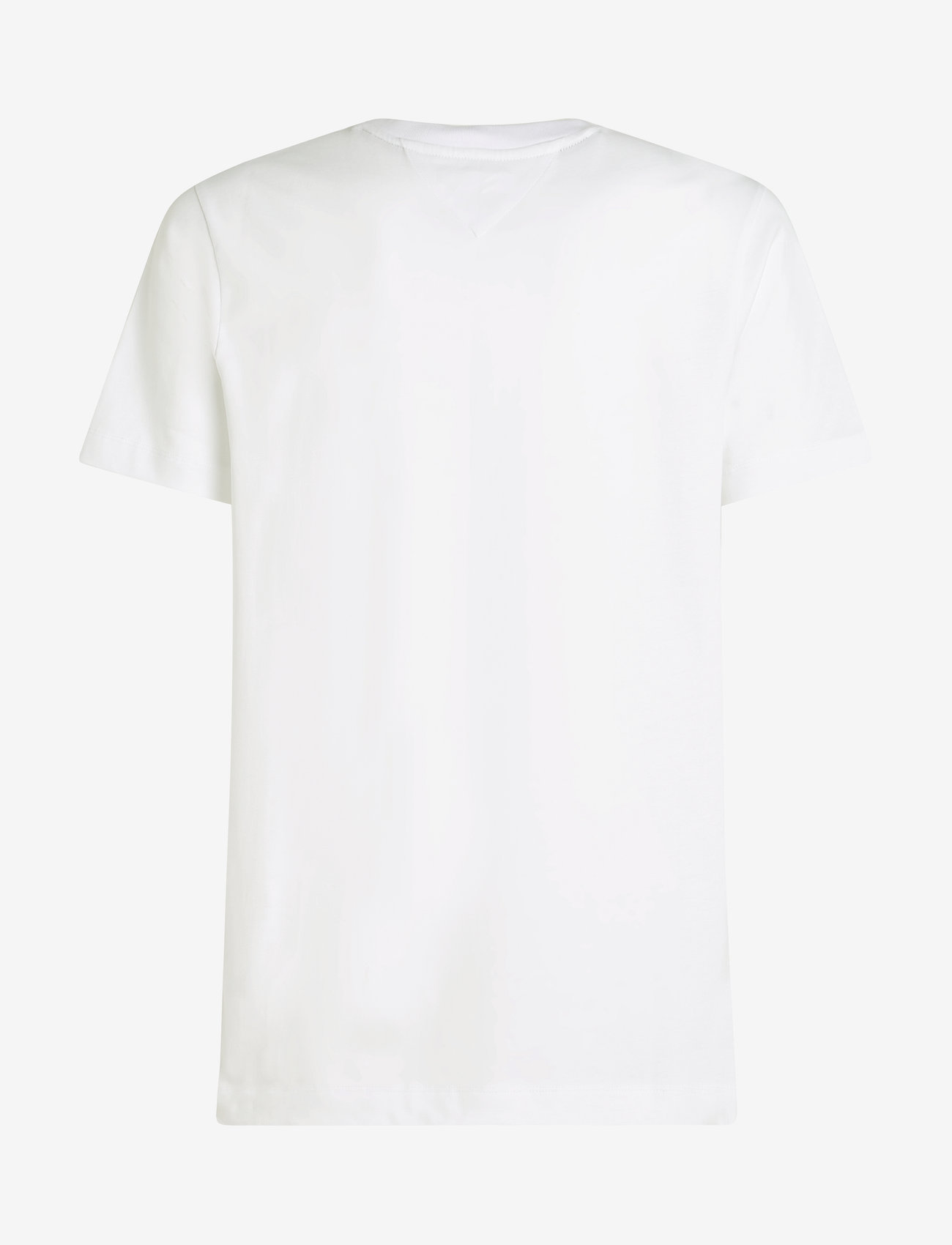 Tommy Hilfiger - HILFIGER COLOUR CREST TEE - kortærmede t-shirts - white - 2