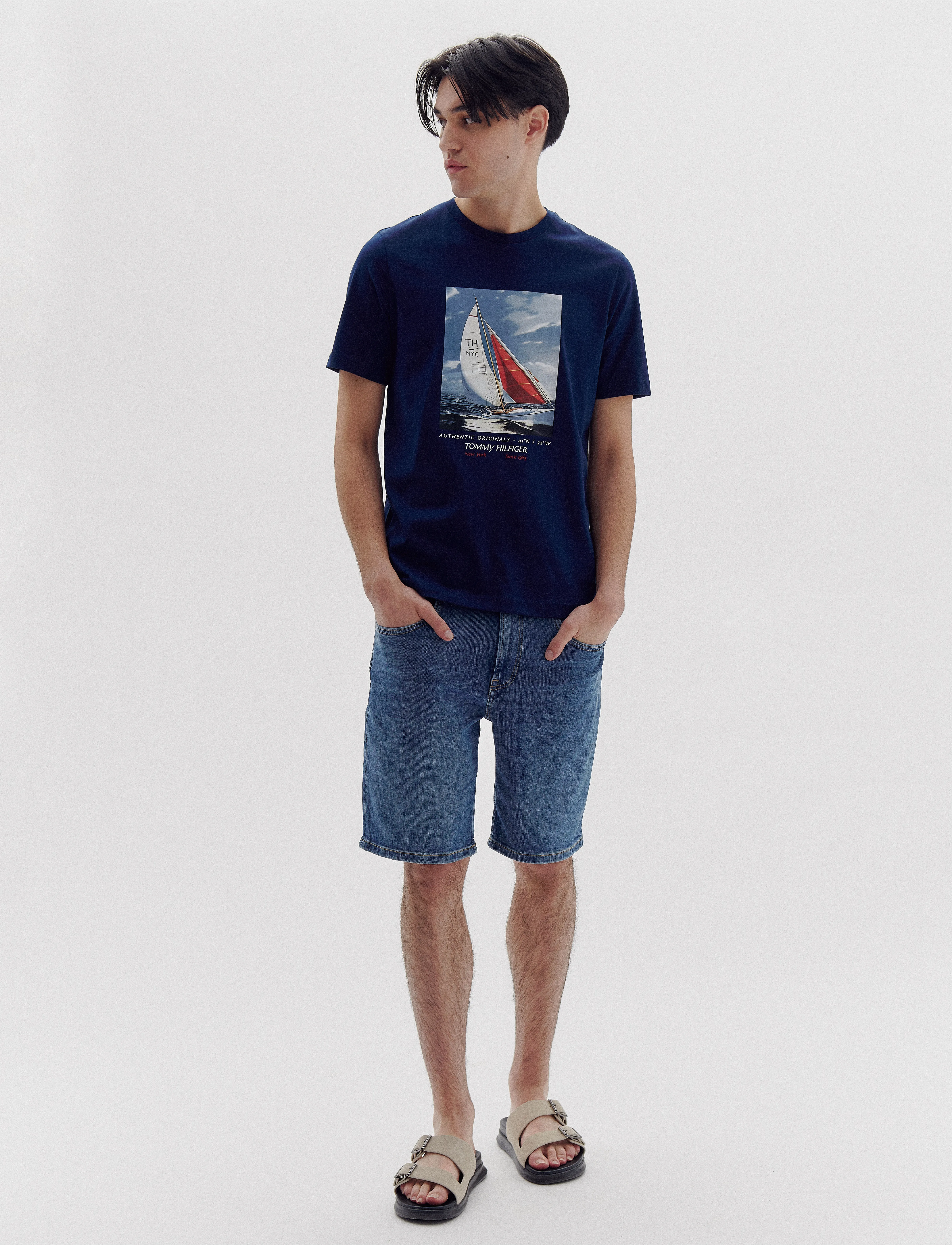 Tommy Hilfiger - HILFIGER COLOR PHOTO PRINT TEE - night sky - 3
