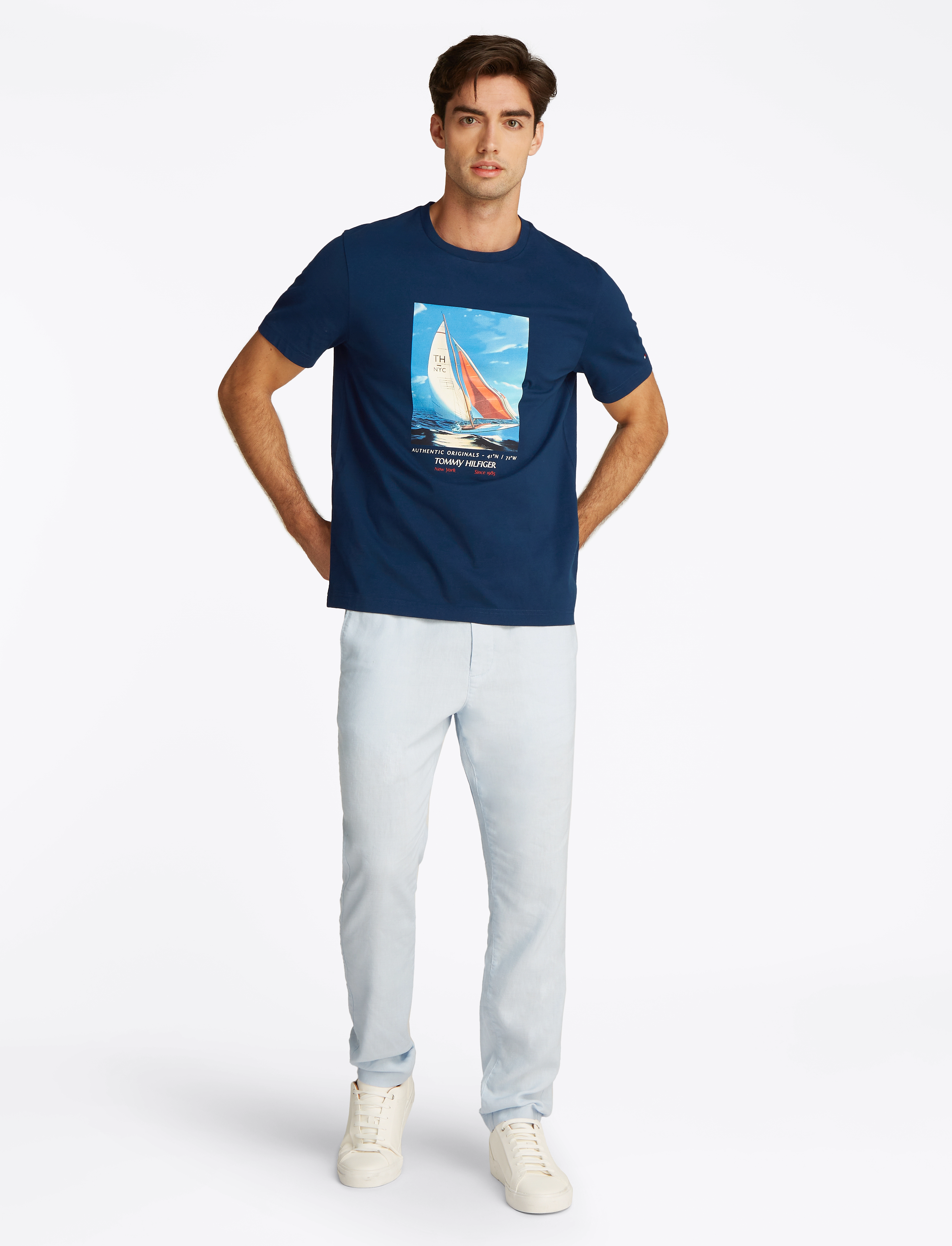 Tommy Hilfiger - HILFIGER COLOR PHOTO PRINT TEE - night sky - 5