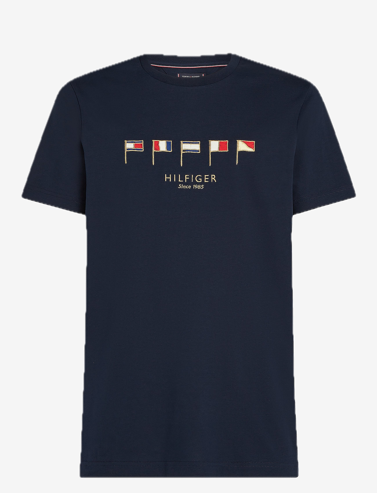 Tommy Hilfiger - HILFIGER MULTI FLAGS TEE - desert sky - 0