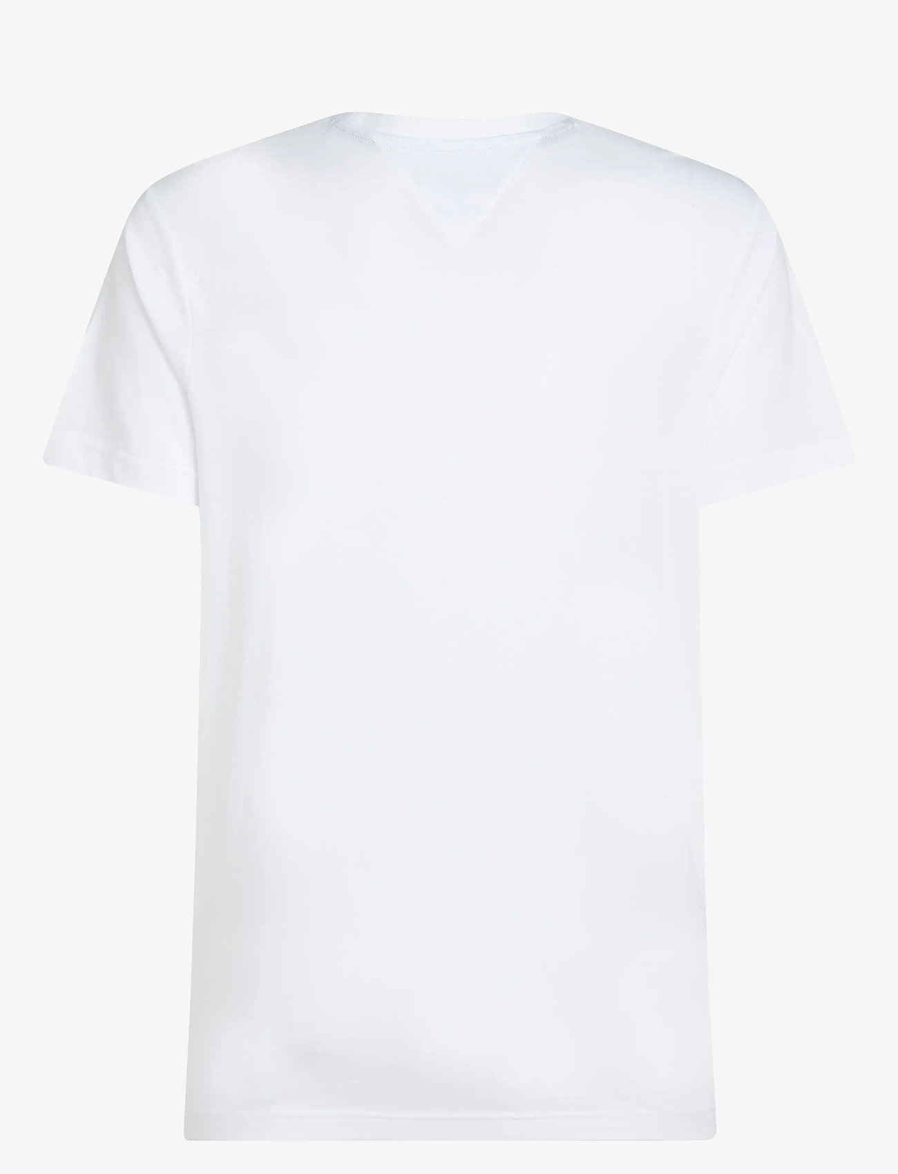 Tommy Hilfiger - HILFIGER CENTER STACK TEE - sügisesed riided - white - 1