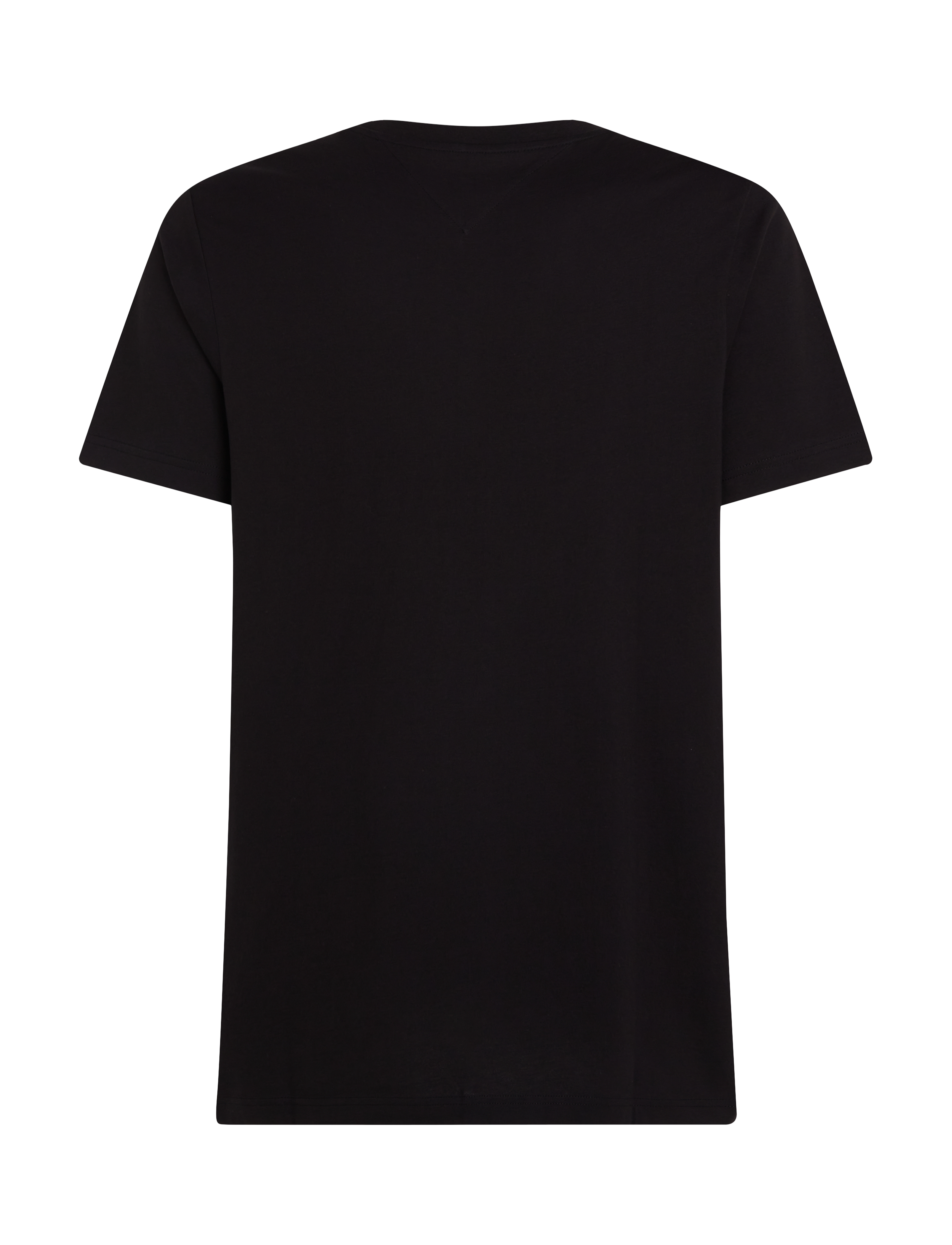 Tommy Hilfiger - HILFIGER STACK TEE - kortärmade t-shirts - black - 2