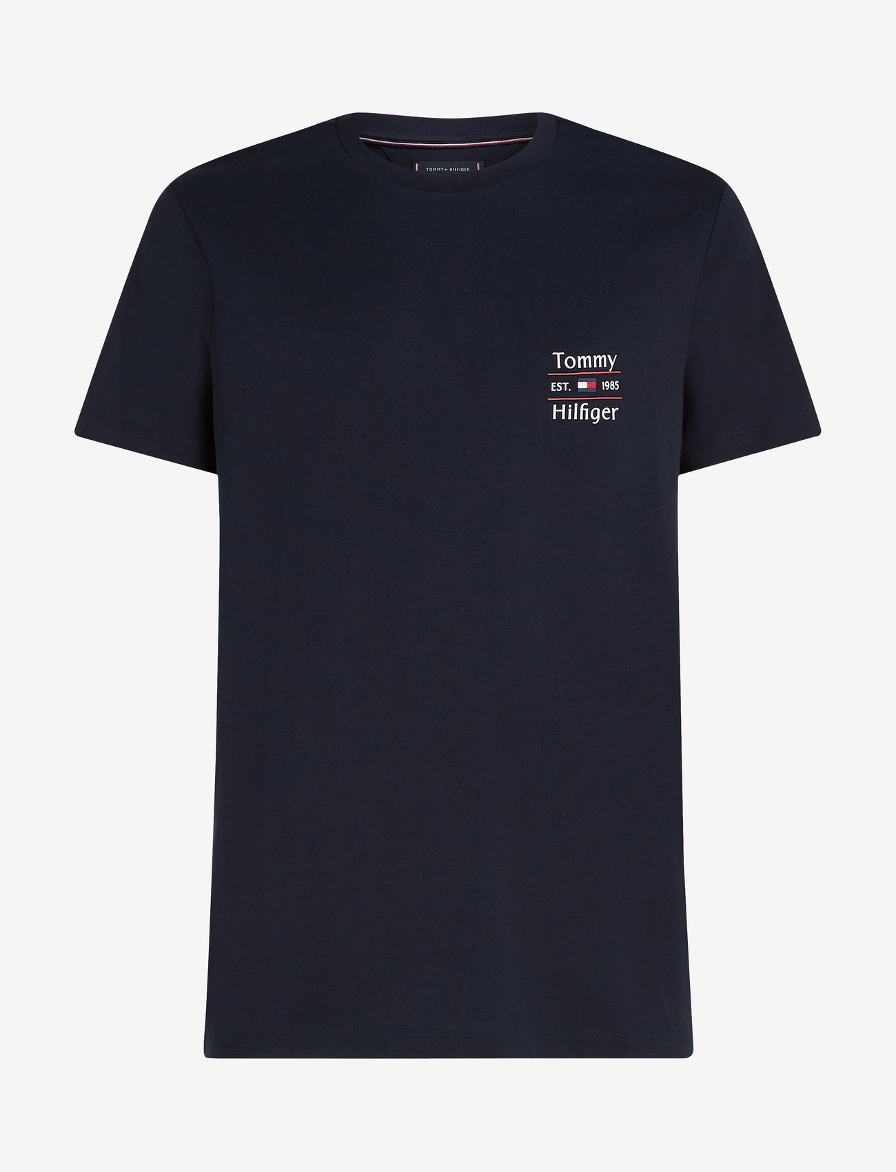 Tommy Hilfiger - HILFIGER STACK TEE - herbstliche kleidung - desert sky - 0
