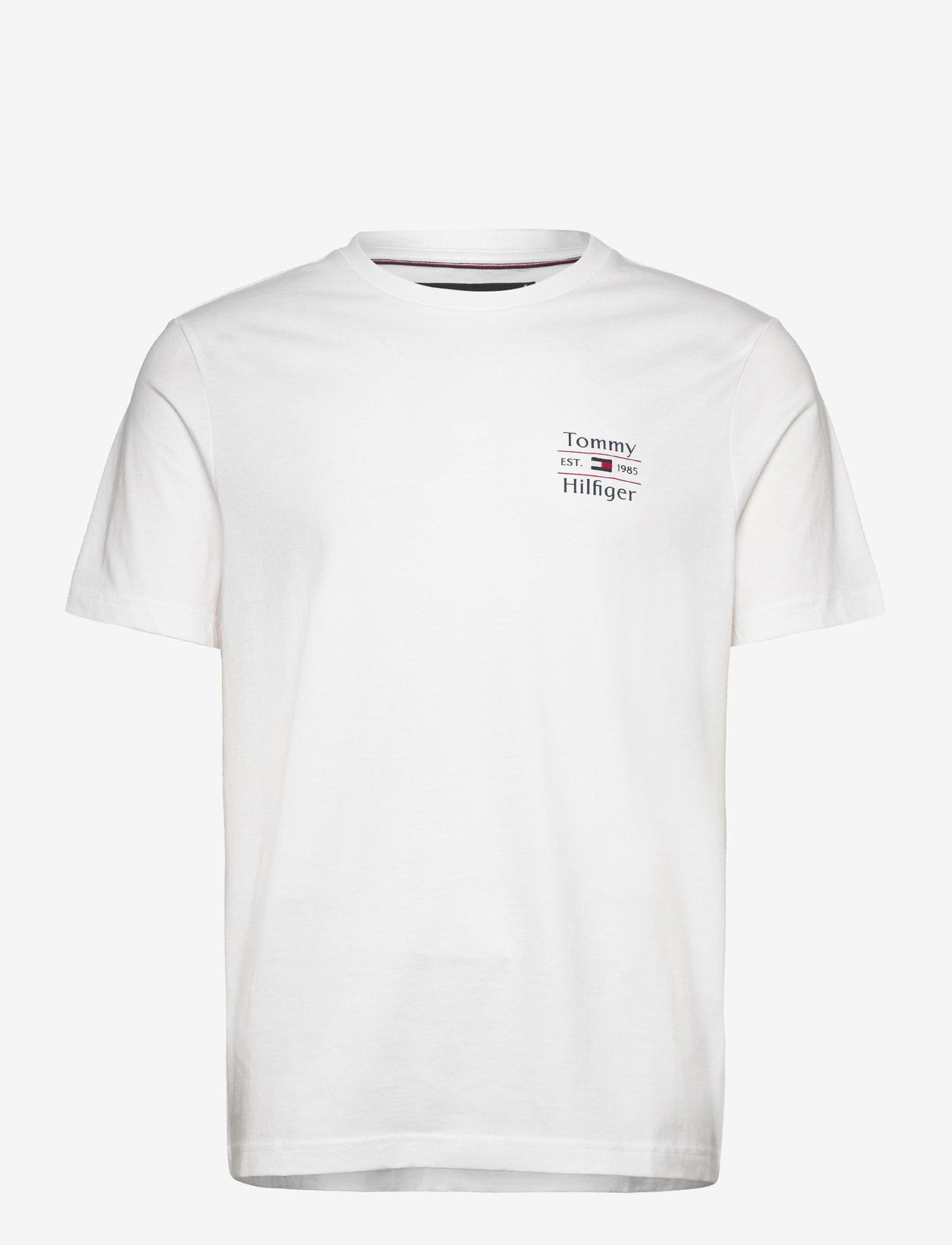 Tommy Hilfiger - HILFIGER STACK TEE - efterårstøj - white - 0