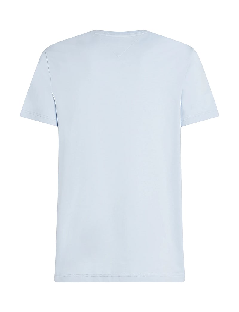 Tommy Hilfiger - HILFIGER FLAG SAILING TEE - lyhythihaiset - breezy blue - 4