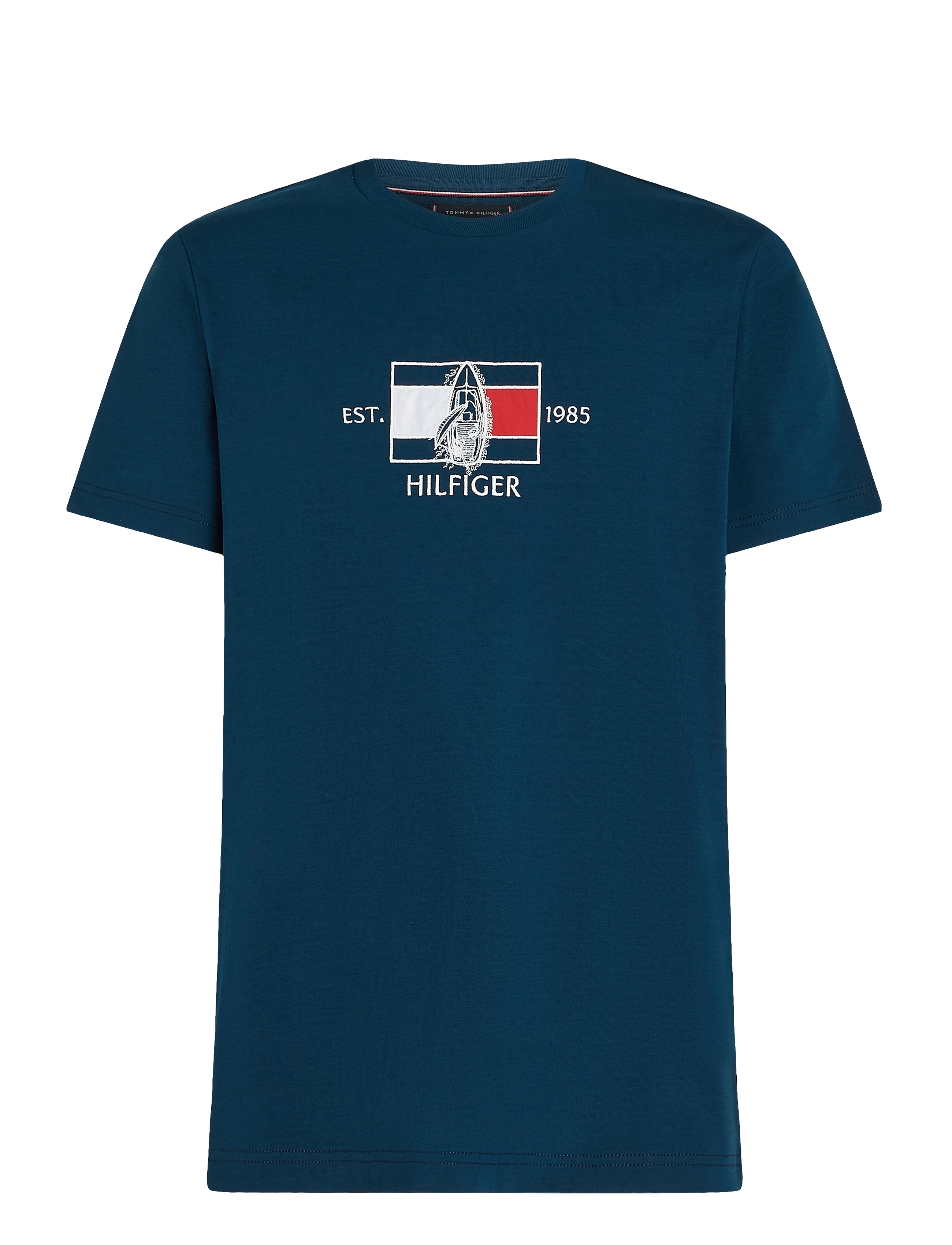 Tommy Hilfiger - HILFIGER FLAG SAILING TEE - night sky - 1