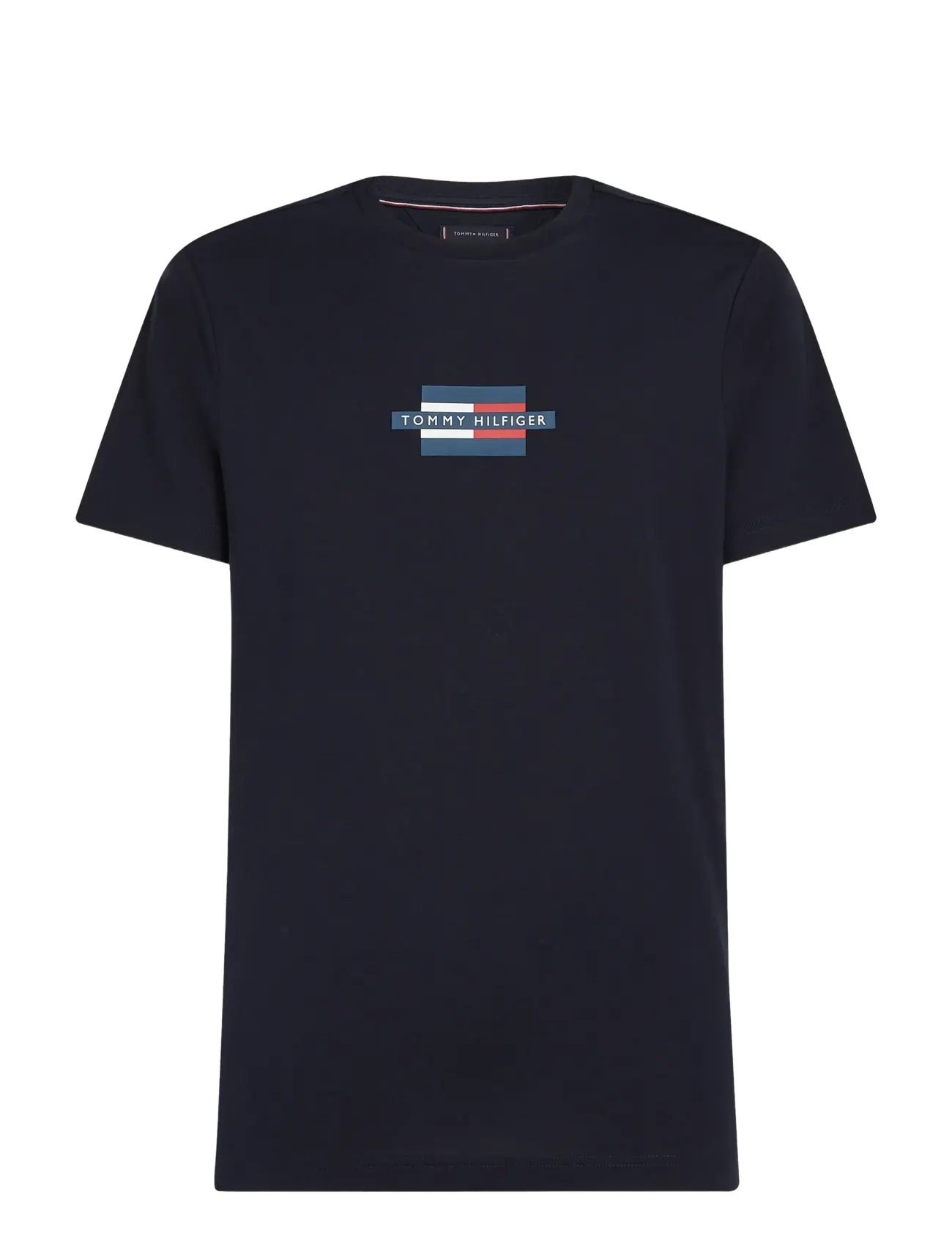 Tommy Hilfiger - FLAG BOX TEE - kurzärmelig - desert sky - 1
