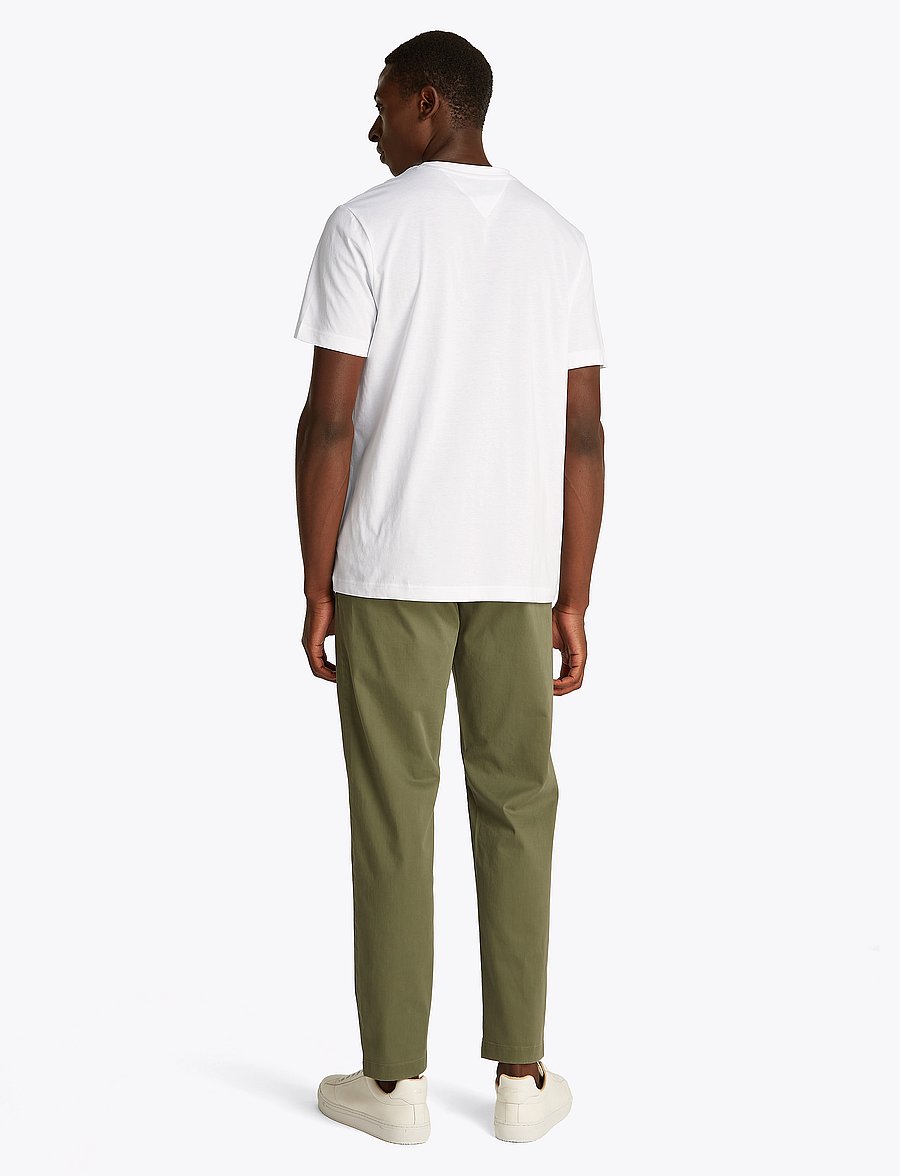 Tommy Hilfiger - FLAG BOX TEE - lühikeste varrukatega t-särgid - white - 2